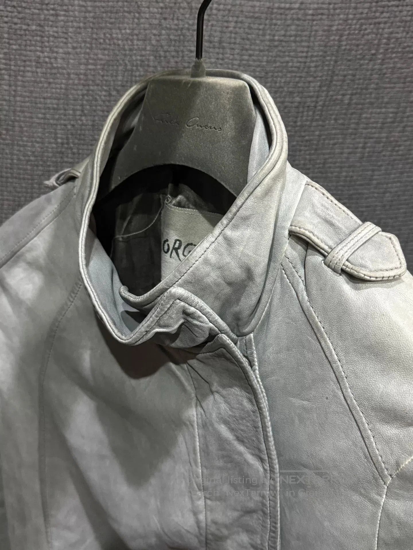 Giorgio Brato contemporary gray leather jacket by giorgio brato. Size US L / EU 52-54 / 3 - 5 Thumbnail