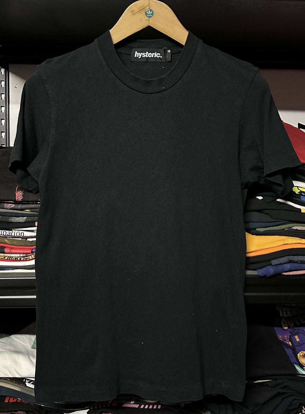 Hysteric Glamour × Japanese Brand × Vintage Vintage Hysteric Glamour Hot Damn Nekad Girl Faded Tee Size US S / EU 44-46 / 1 - 6 Thumbnail