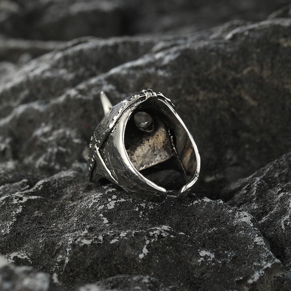 Jewelry Resizable Pinocchio Retro Skull Mask Halloween Ring Size ONE SIZE - 5 Thumbnail