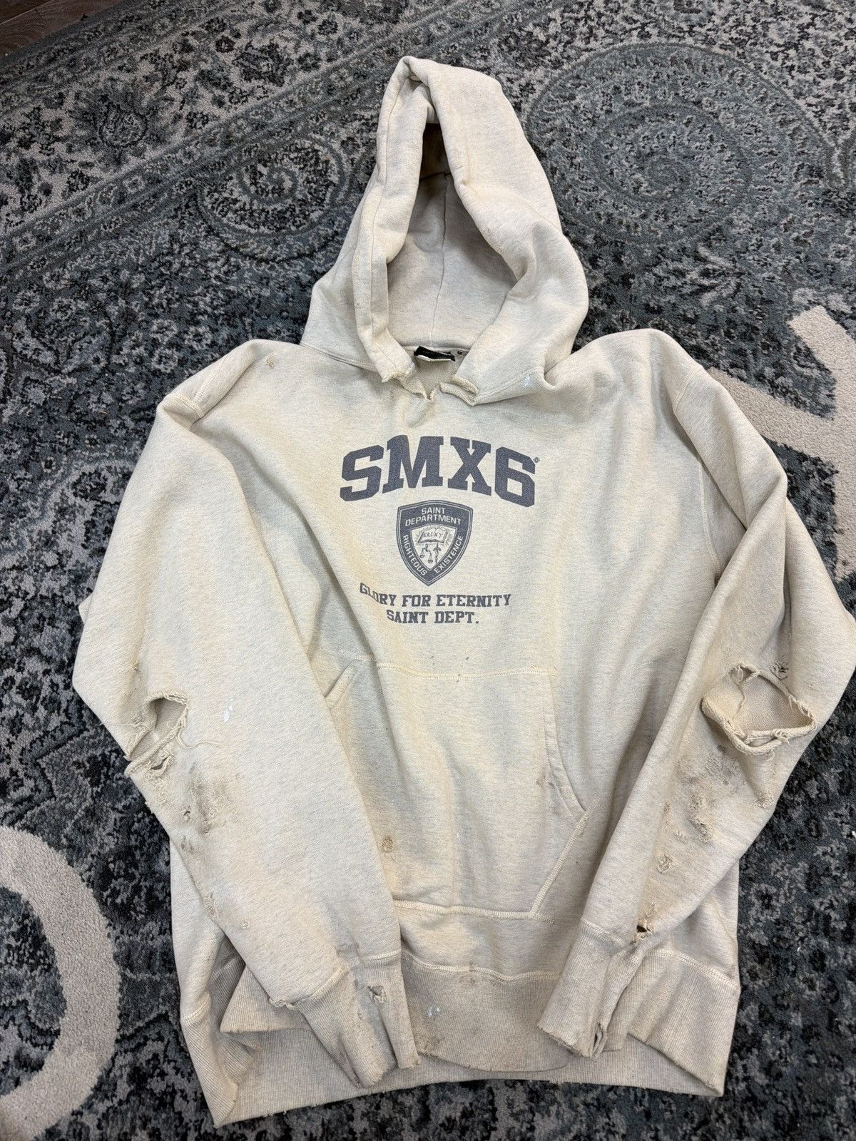Saint Michael Saint Michael x Shermer Academy “NYPD” Hoodie | Grailed