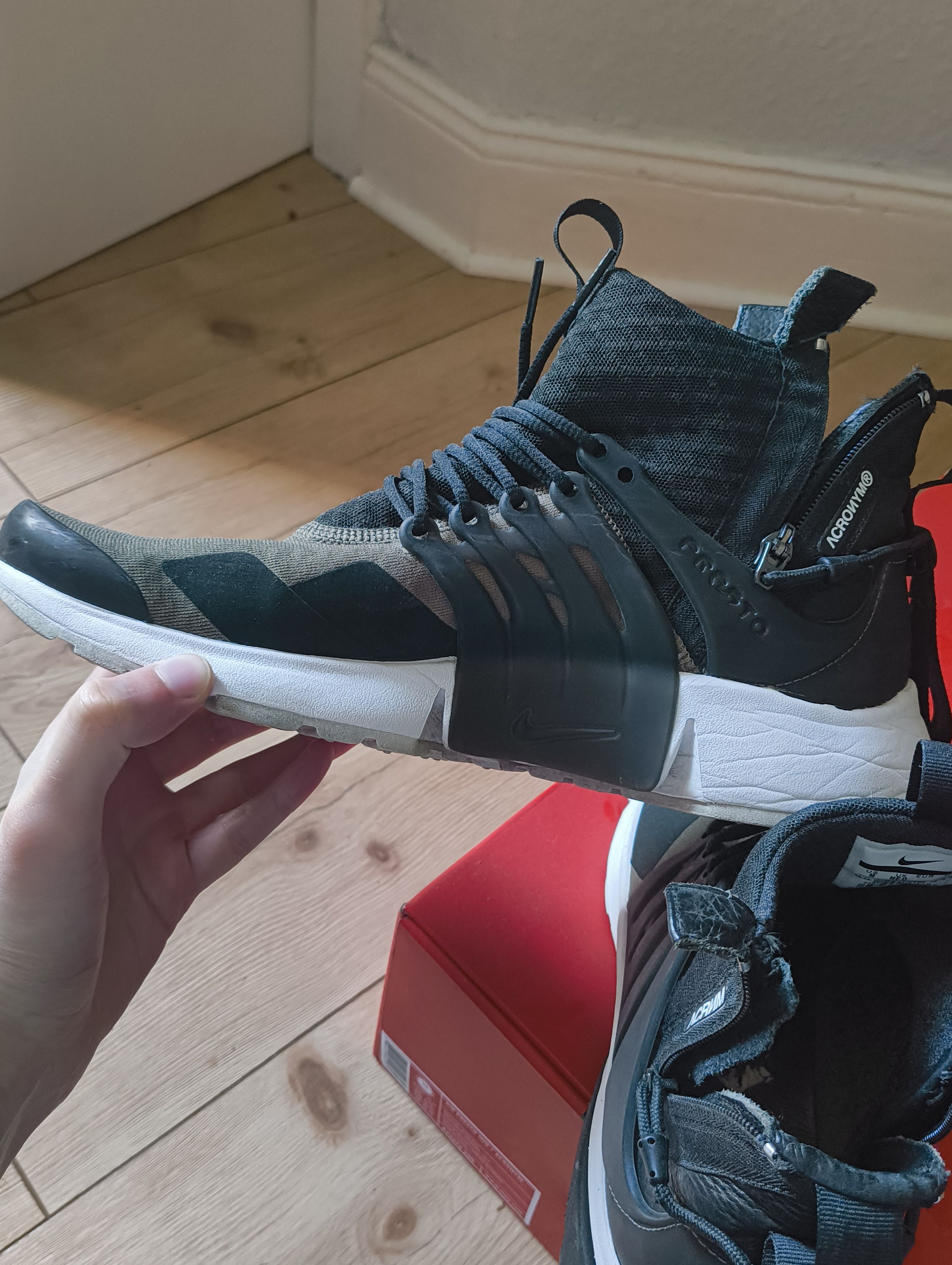 Acronym × Nike Acronym x Nike Presto Olive Black Size M Size US 11.5 / EU 44-45 - 7 Thumbnail