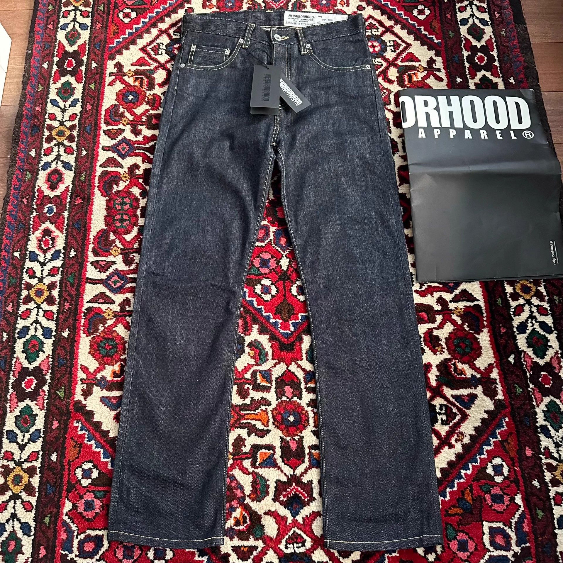 Neighborhood Neighborhood 12aw dp mid s raw denim jeans Size US 28 / EU 44 - 1 Thumbnail