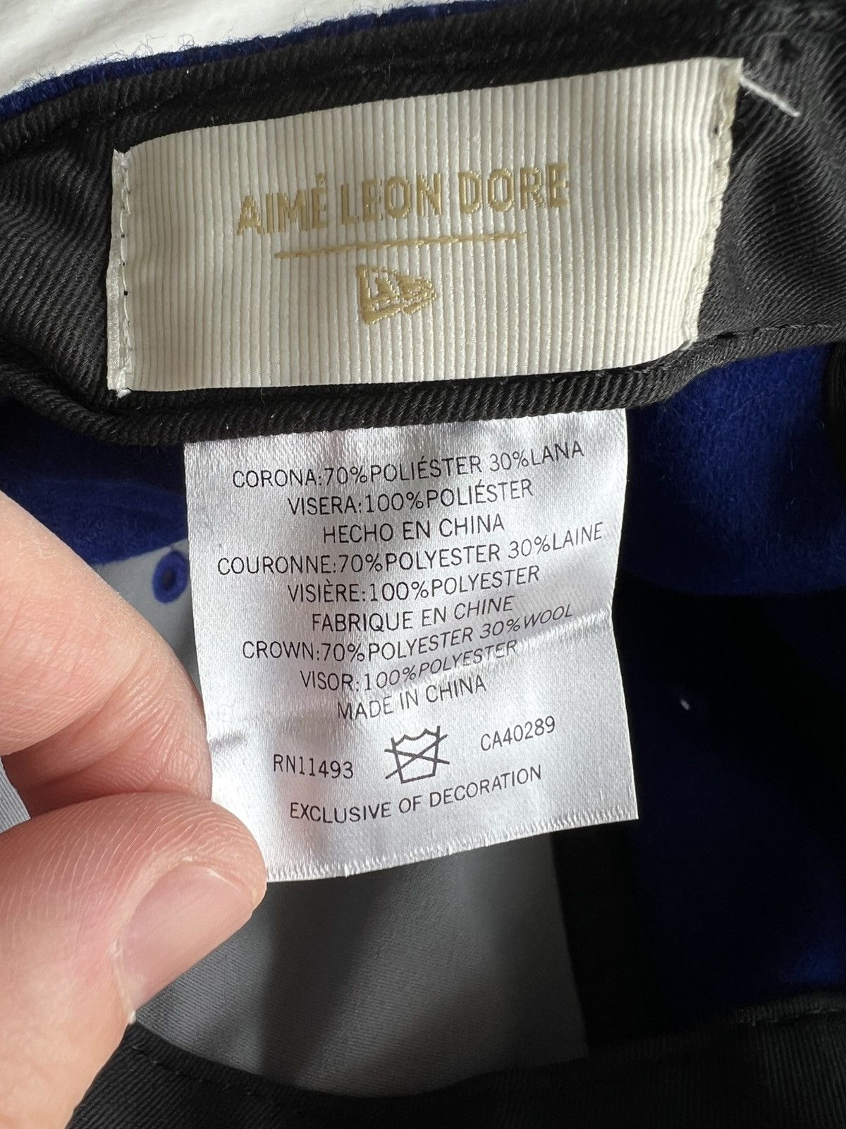 Aime Leon Dore Aimé Leon Dore New Era Melton Wool/ Suede Mets Hat Size ONE SIZE - 10 Thumbnail