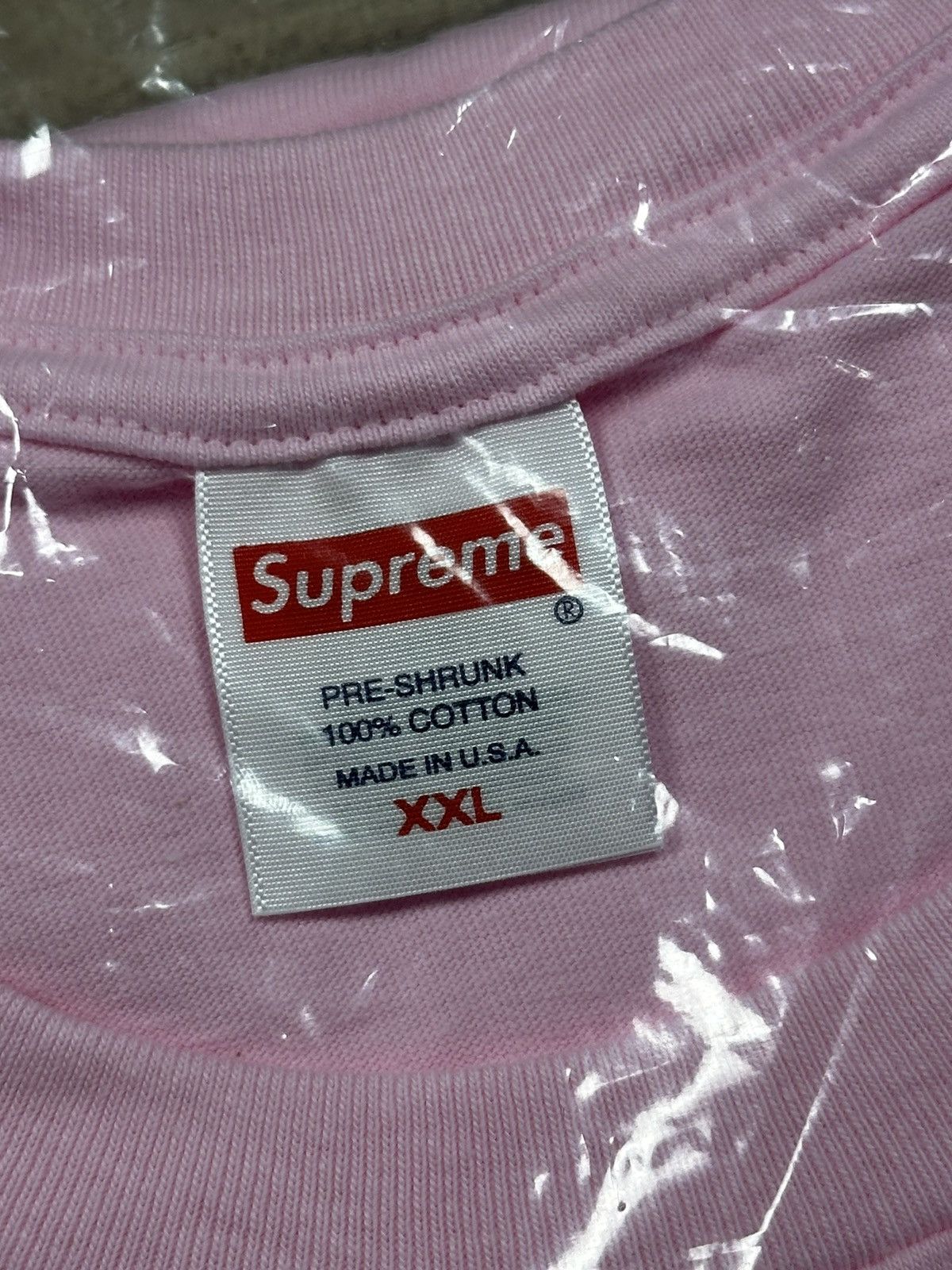 Supreme Supreme Records Tee - Light Pink - XXL - SS24 Size US XXL / EU 58 / 5 - 5 Thumbnail
