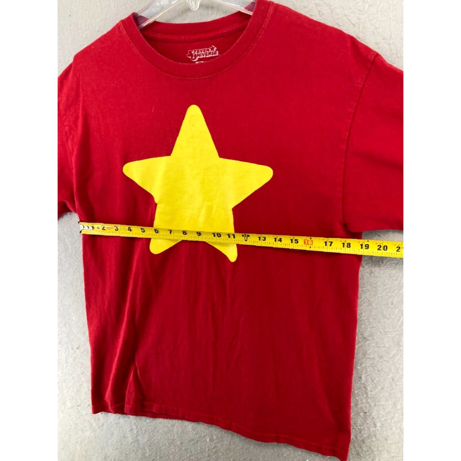 Vintage Steven Universe Mens TShirt L Red Cartoon Shirt Mens Steven Universe Graphic Print Cotton Jersey Size US L / EU 52-54 / 3 - 2 Thumbnail