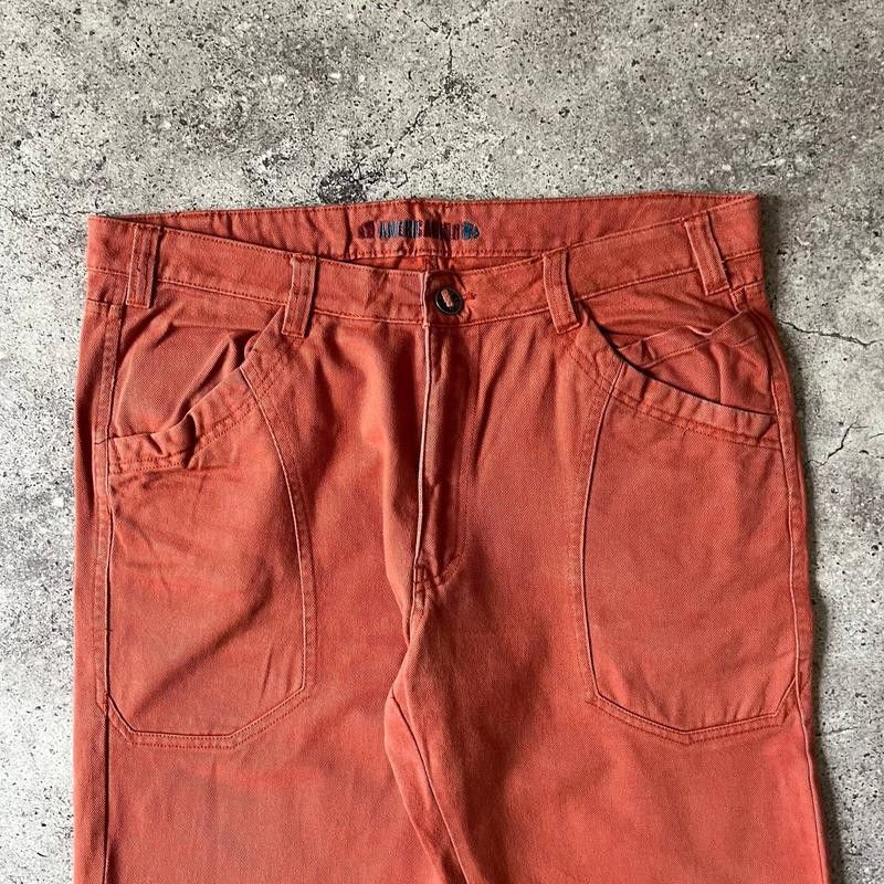 Designer × Vintage Vintage Italian Straight Teraccota Pants Jeans Size 52 Size US 33 - 2 Thumbnail