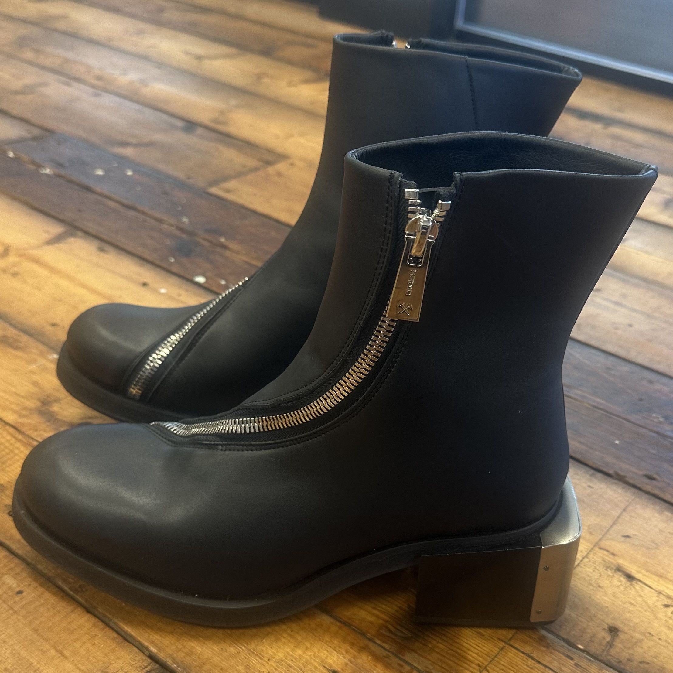 GmbH GMBH Black Ergonomic Riding Ankle Boots Size US 10 / EU 43 - 2 Thumbnail
