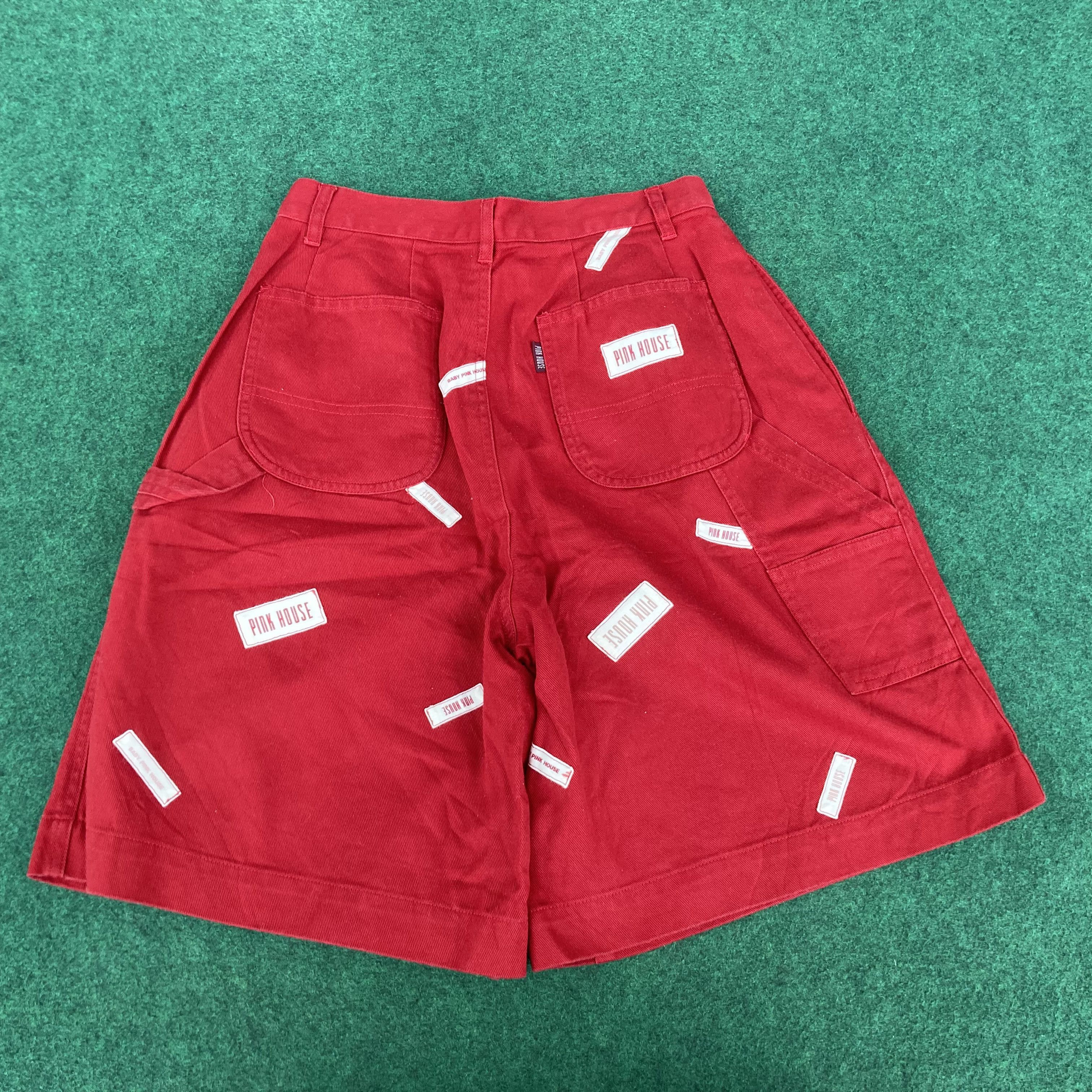 Pink House Vtg Pink House Women Short Sz 26 Red Jorts Size 26" / US 2 / IT 38 - 9 Thumbnail