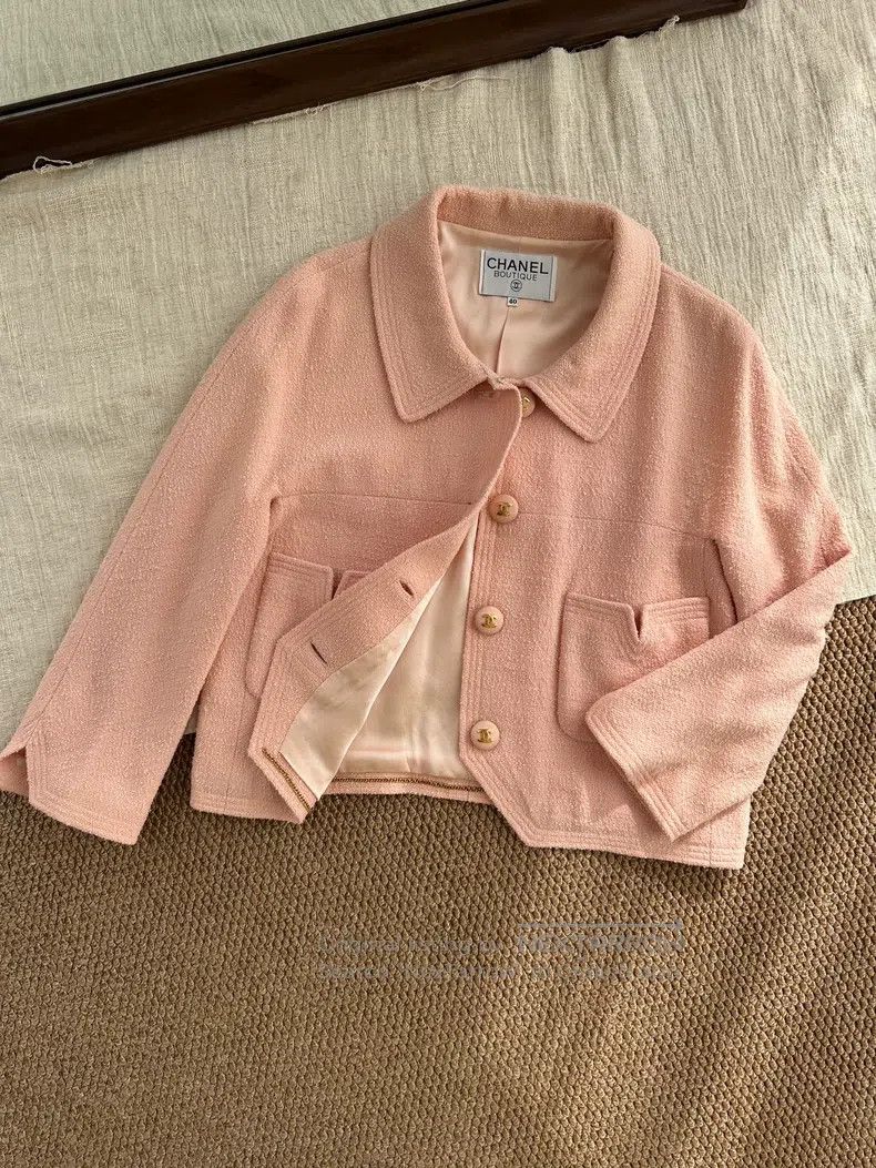 Chanel Chanel 94B tweed double c button short jacket Size S / US 4 / IT 40 - 1 Thumbnail