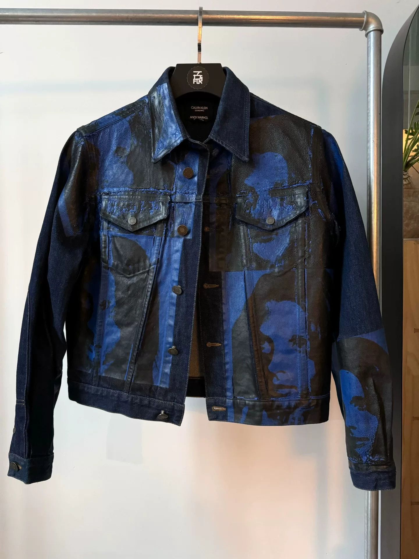 Calvin Klein 205W39NYC CALVIN KLEIN Denim Jacket with Graphic Print Size US L / EU 52-54 / 3 - 1 Thumbnail