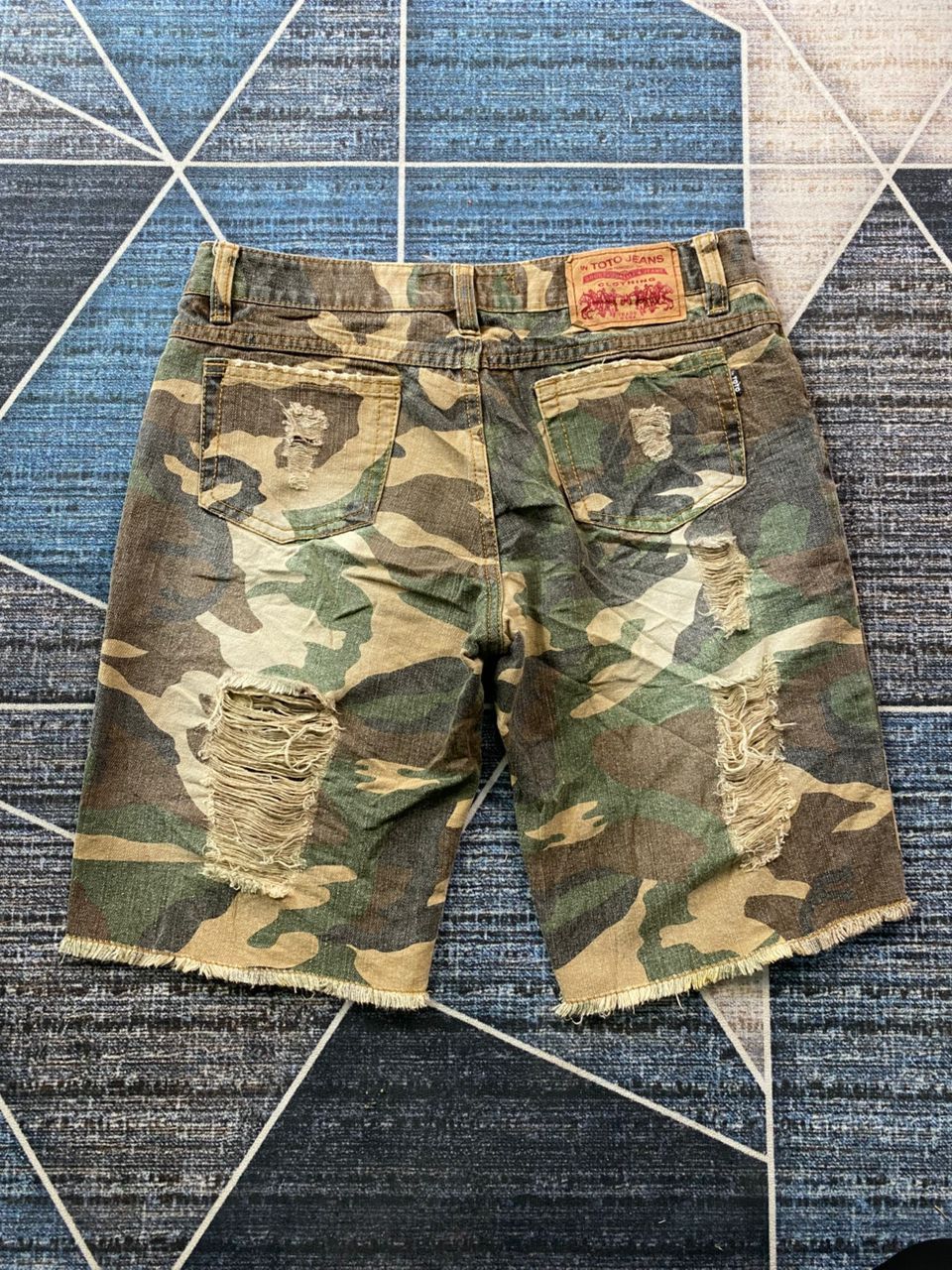 Hysteric Glamour × Japanese Brand × Le Grande Bleu (L.G.B.) In Toto Jeans Distressed Camo Size US 30 / EU 46 - 2 Thumbnail
