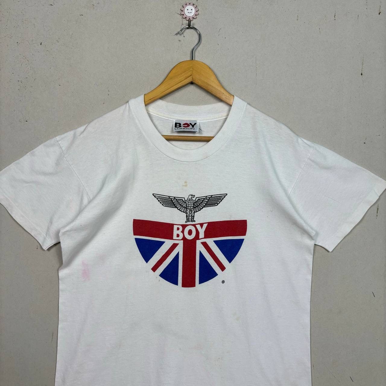 Boy London Vintage Boy London T-Shirt Eagle Union Jack Made in USA L Size US L / EU 52-54 / 3 - 3 Thumbnail