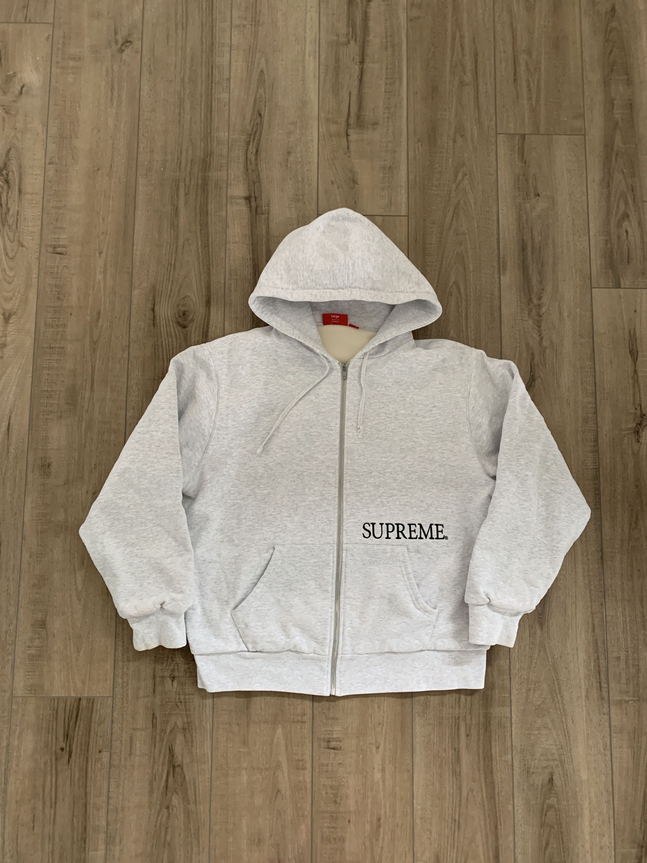 Streetwear × Supreme Supreme 'Fuck Tha Police' FTP Thermal Zip Up