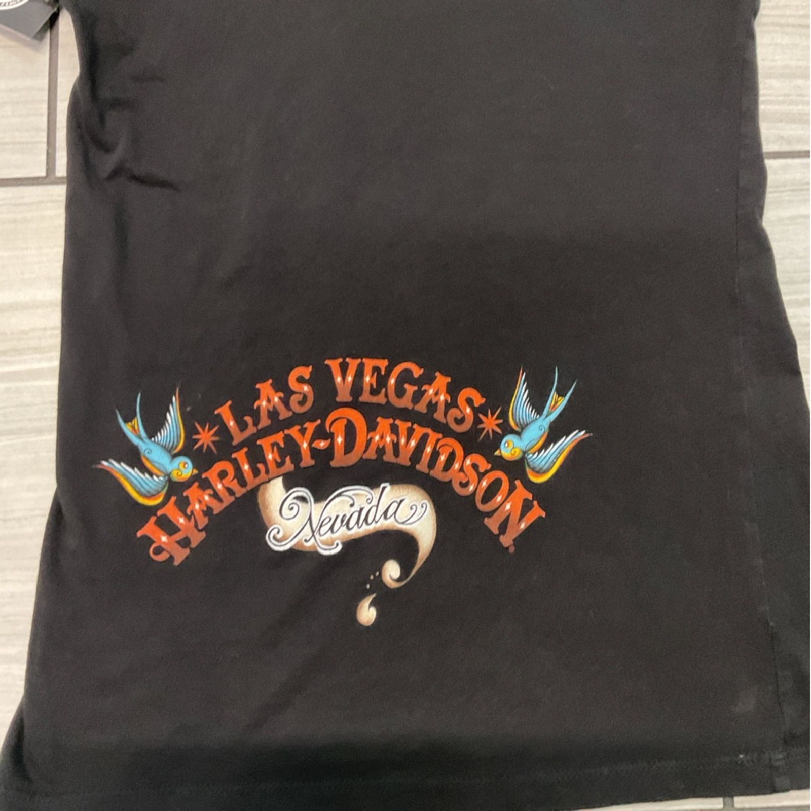 Harley Davidson Harley Davidson Tattoo Style Women’s Short Sleeve Top Size S / US 4 / IT 40 - 5 Thumbnail