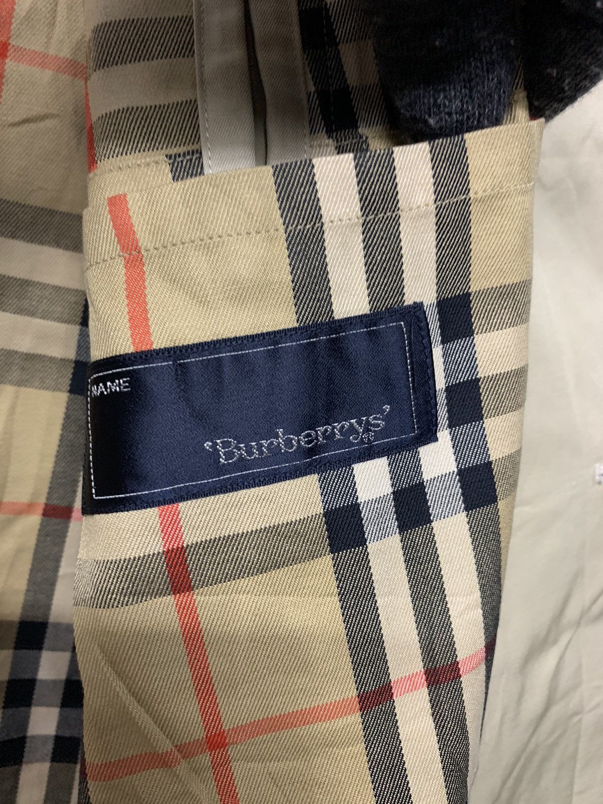 Burberry × Designer × Vintage Vintage Burberry's Nova Chek Long Jacket Button Ups Size US L / EU 52-54 / 3 - 8 Thumbnail