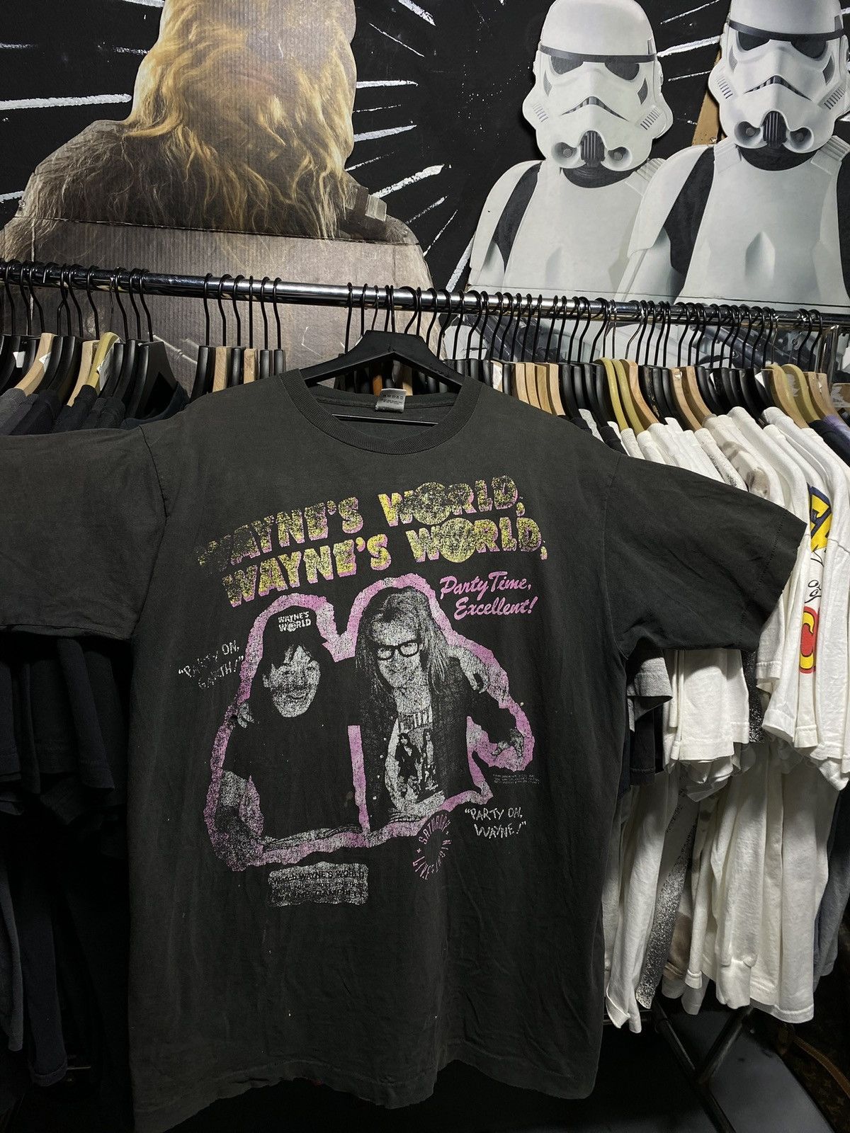 Vintage Vintage 1991 Wayne’s World T-Shirt Vtg Movie Tee XLarge Size US XL / EU 56 / 4 - 7 Thumbnail