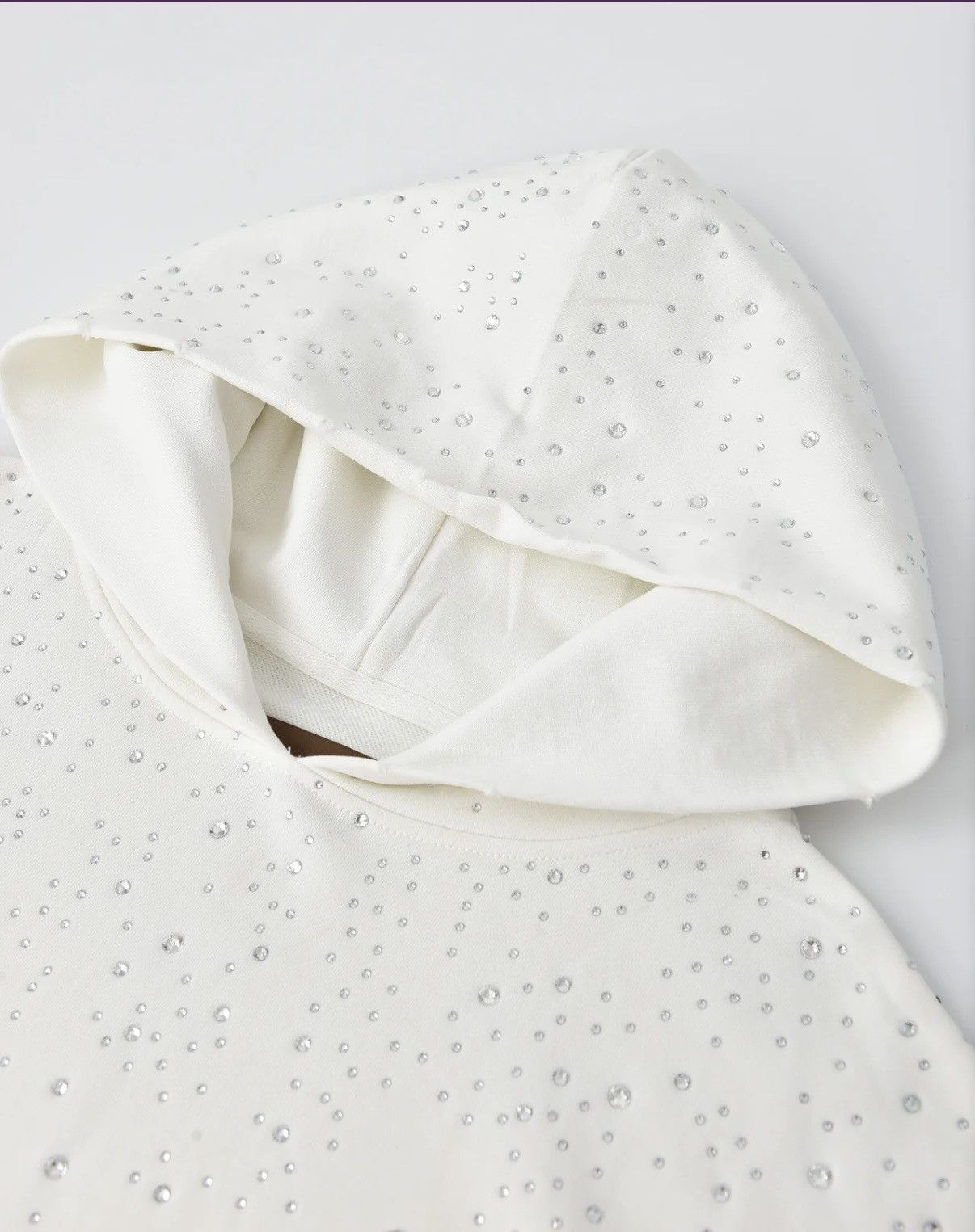 Birth of Royal Child White Swarovski Diamond Hoodie Size US M / EU 48-50 / 2 - 8 Thumbnail