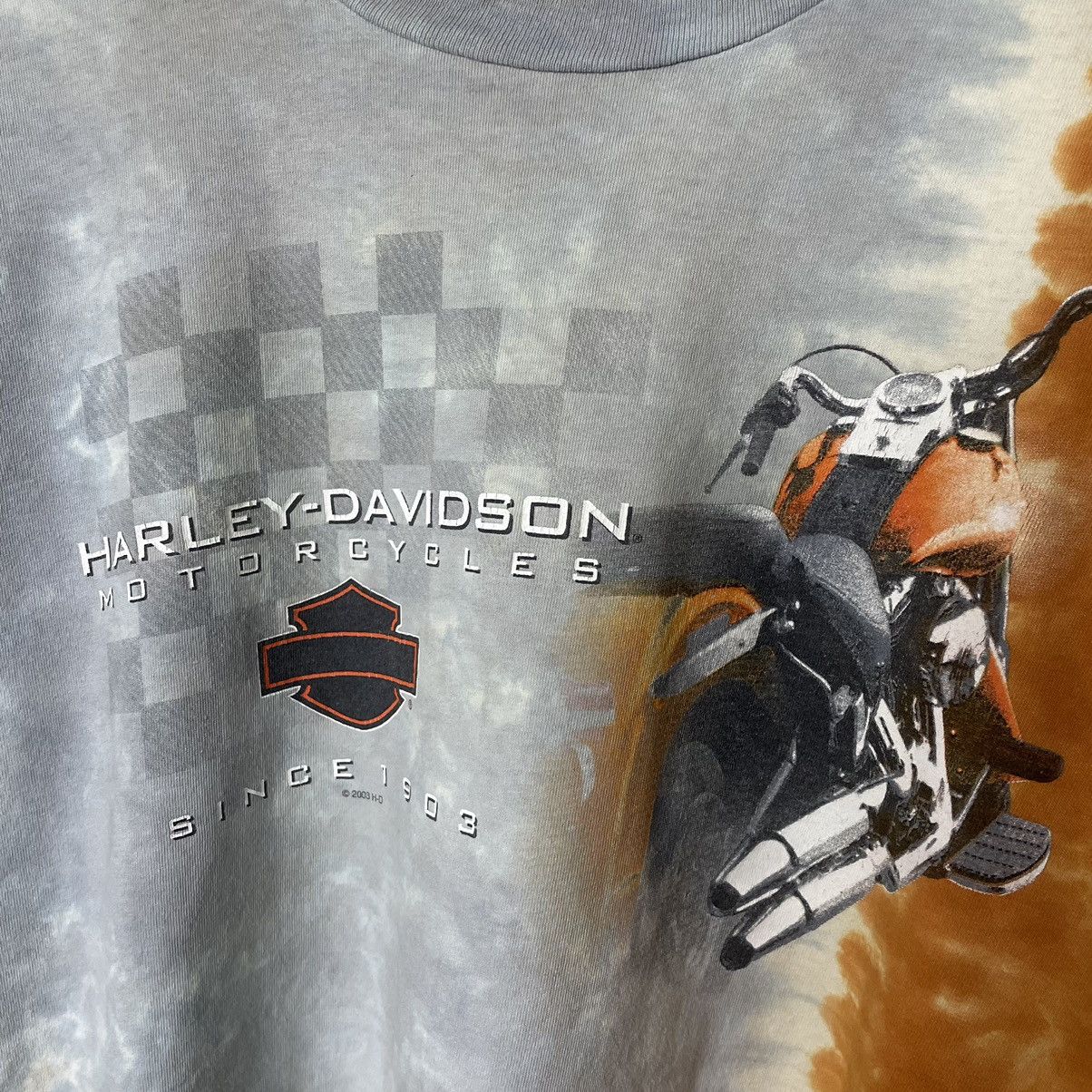 Harley Davidson × Liquid Blue × Vintage 2003 Harley Davidson Powertrain Operations Liquid Blue Style Size US XL / EU 56 / 4 - 8 Thumbnail