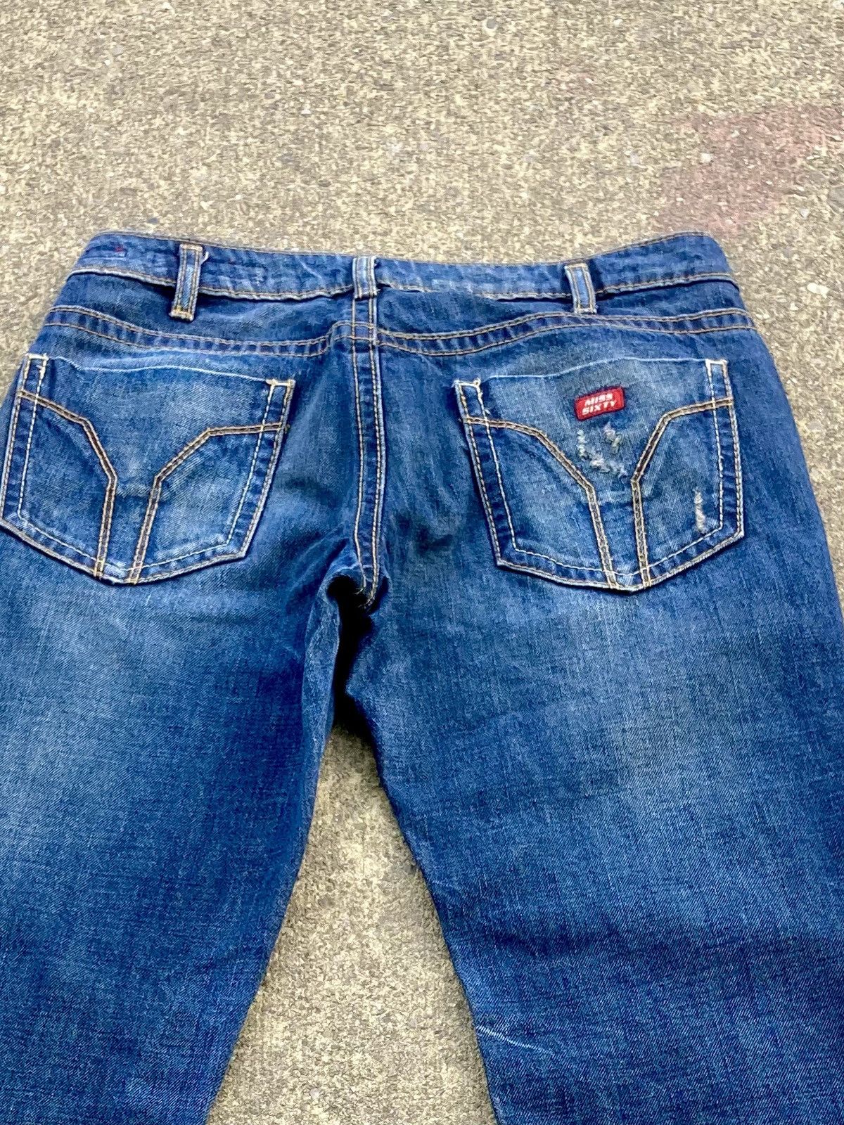Miss Sixty × Vintage Miss Sixty low-rise flare y2k jeans W29 Size 29" - 3 Thumbnail