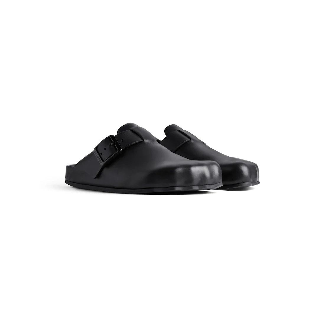 Balenciaga o1s1wg110326 Sunday Mules in Black Size US 6 / EU 39 - 2 Thumbnail