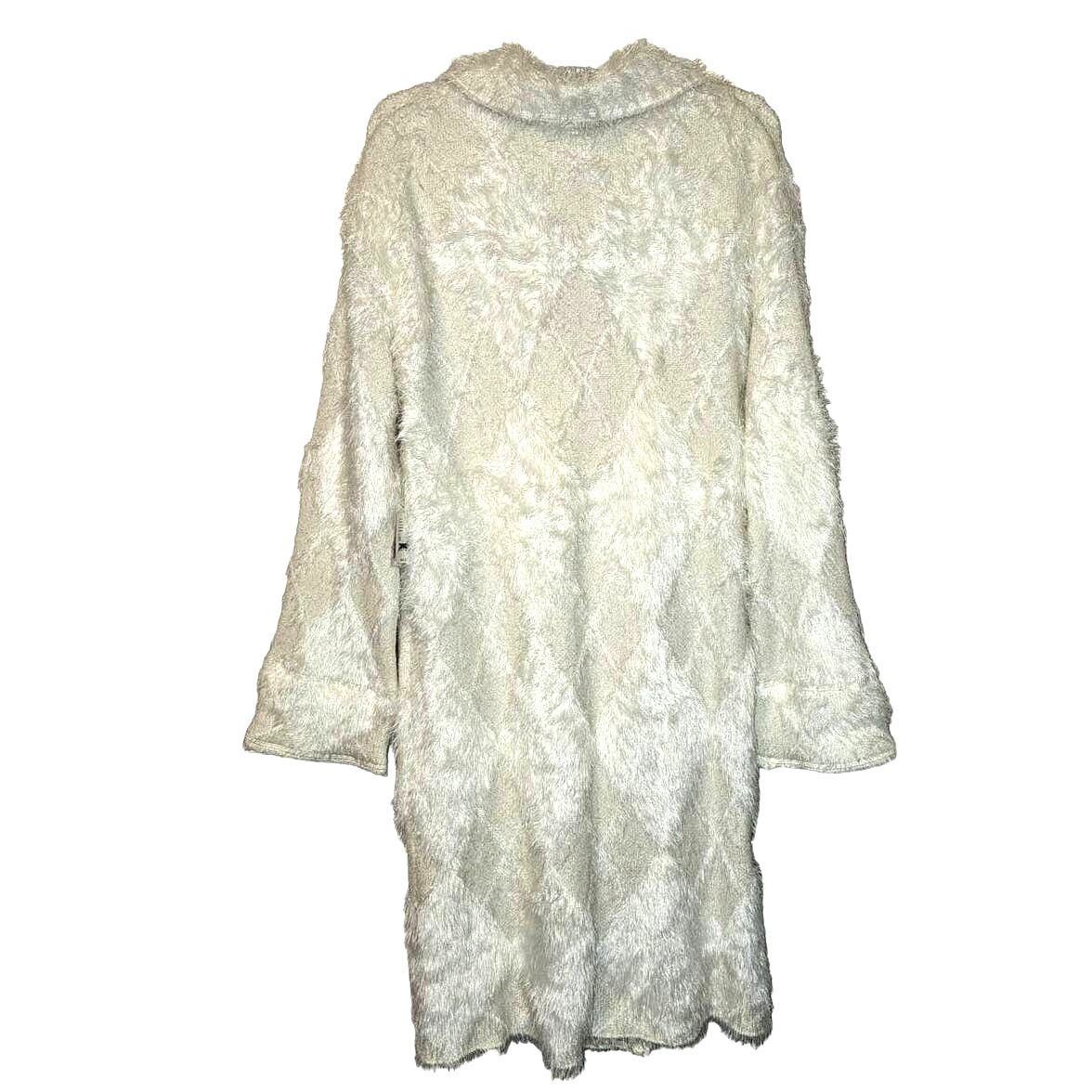 Free People New Free People David Cardi $398 MEDIUM Ivory FUZZY Coatigan Size M / US 6-8 / IT 42-44 - 8 Thumbnail