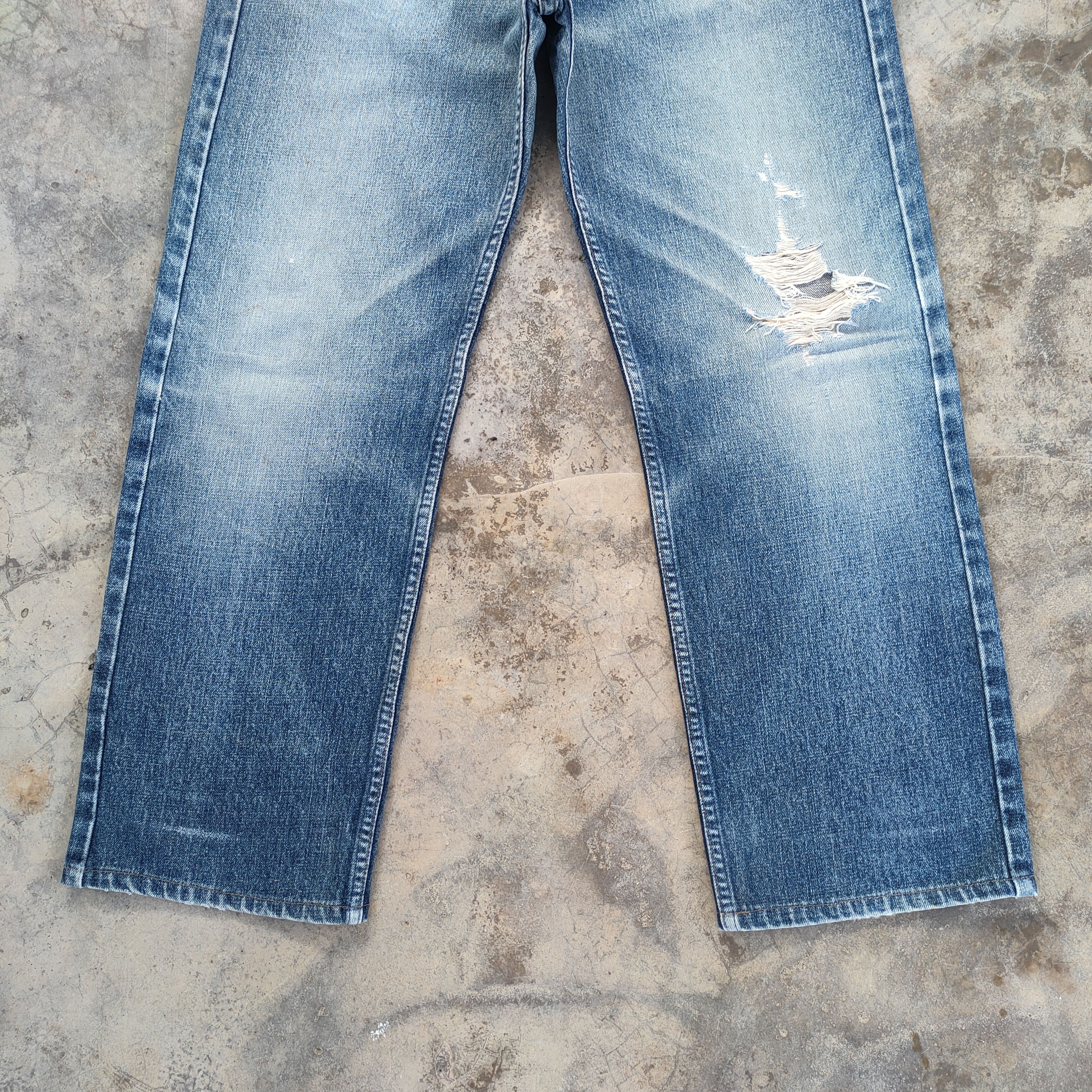 Jean VINTAGE LEVI'S 534 04' FADED DISTRESSED JEANS DENIM PANTS Size US 34 / EU 50 - 4 Thumbnail