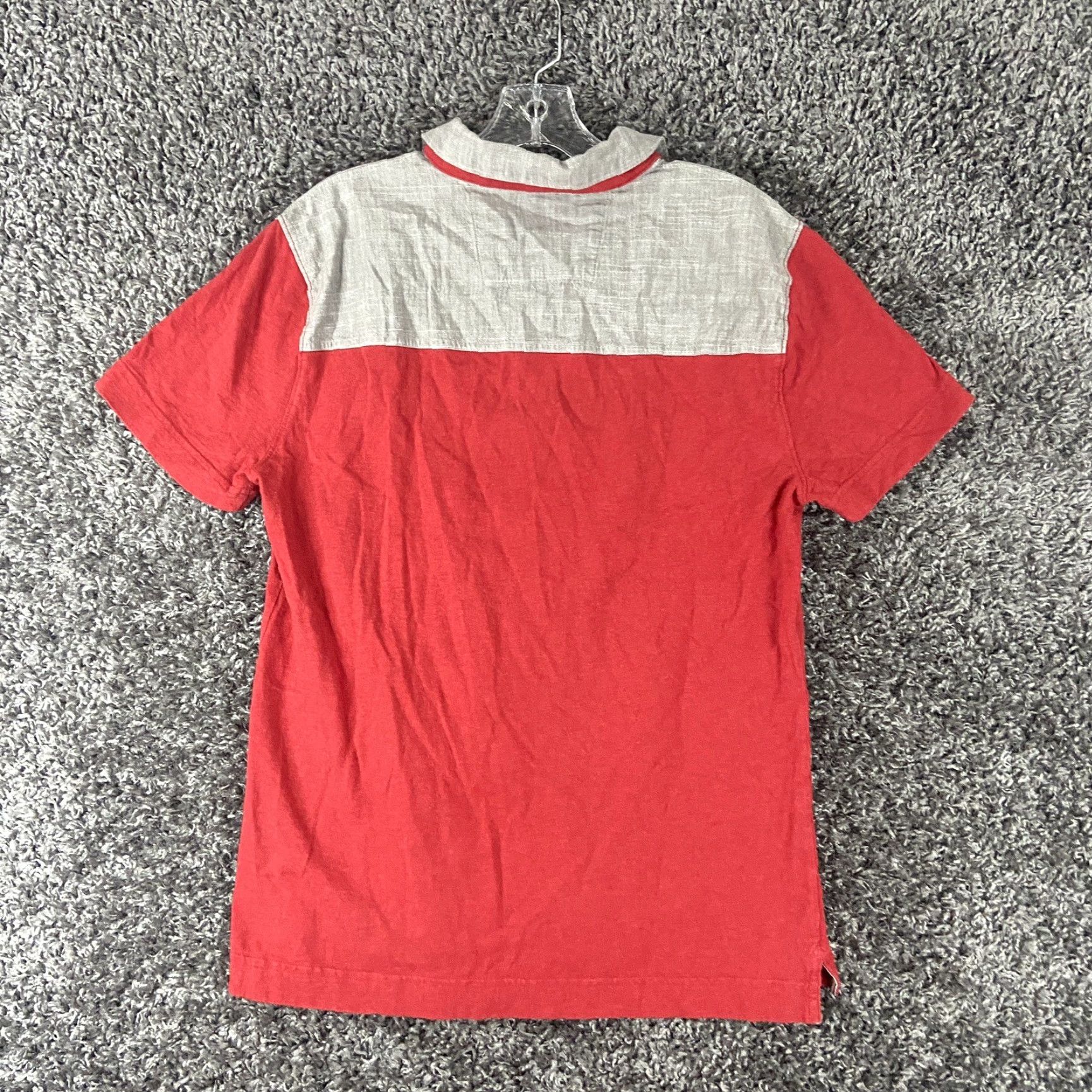 Banana Republic Banana Republic Polo Short Sleeve Men L Slim Fit Gray Red Multicolor Size US L / EU 52-54 / 3 - 8 Thumbnail