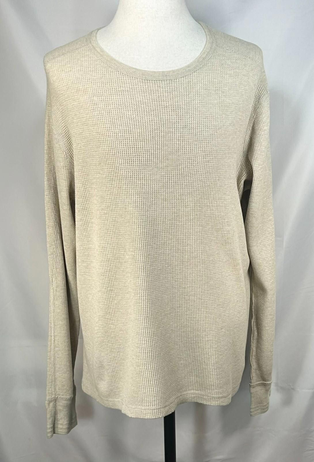 Polo Ralph Lauren Polo Ralph Lauren L/S Waffle Knit Pullover Brown Mens 2XL Size US XXL / EU 58 / 5 - 1 Thumbnail