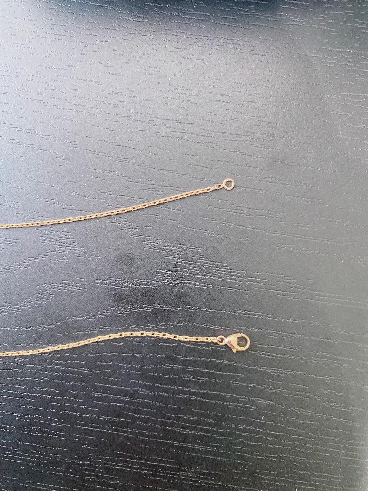 Hermes HERMES POP H Pink Rose Gold H Logo Necklace Size ONE SIZE - 4 Thumbnail