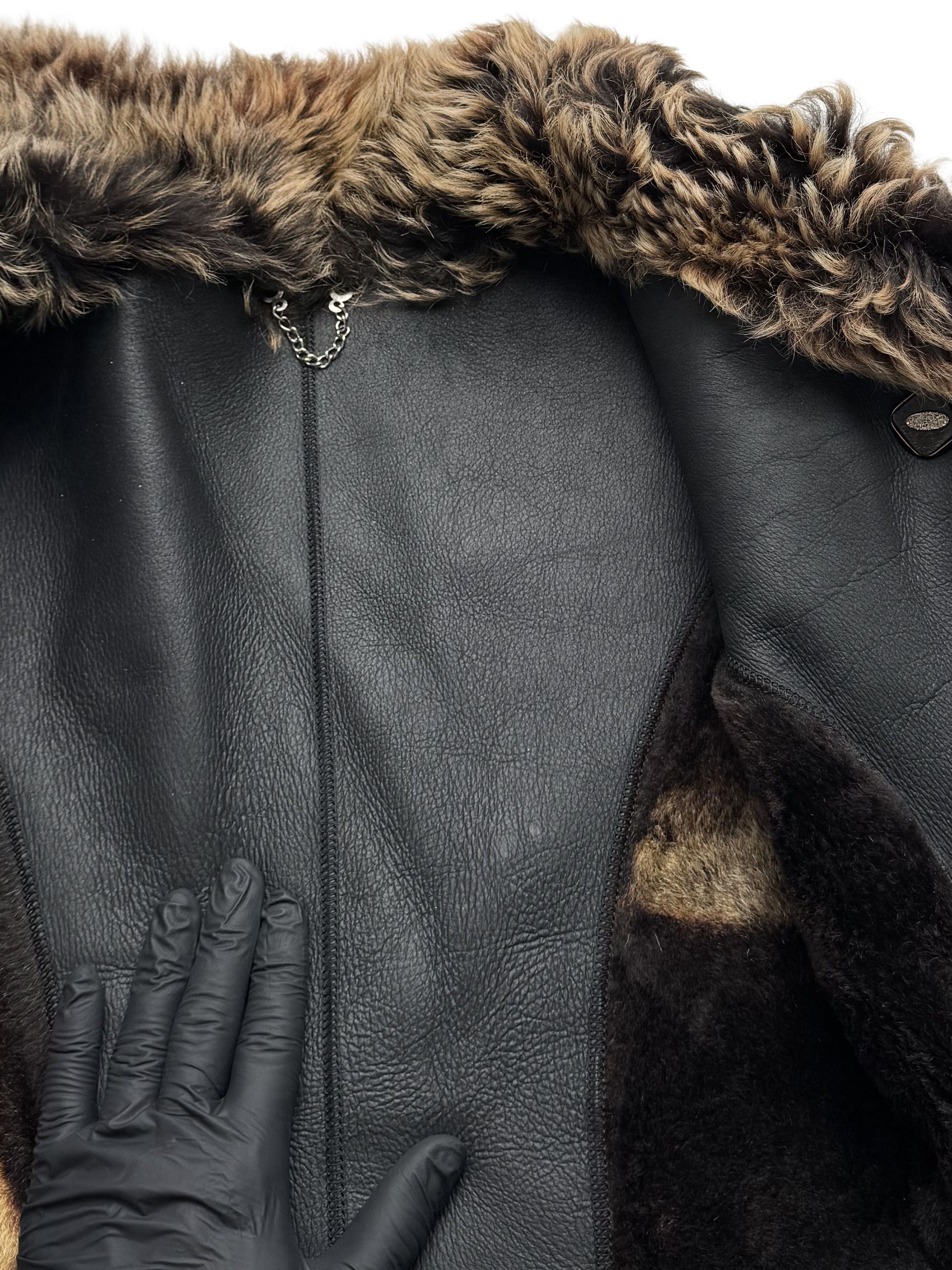 Japanese Brand Vintage Real Sheepskin Coat Size M / US 6-8 / IT 42-44 - 14 Thumbnail