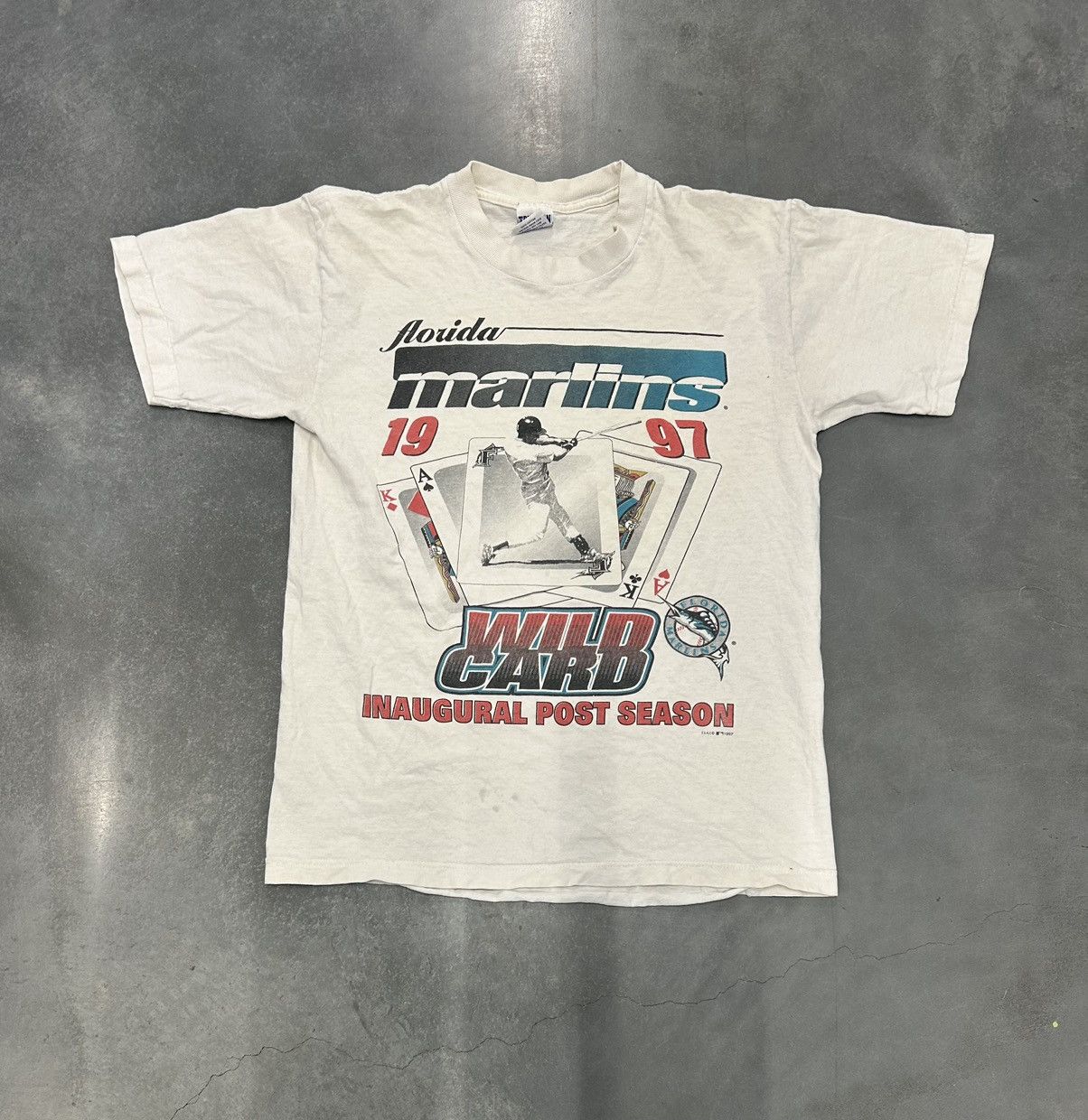 MLB × Vintage Vintage 1997 marlins tee Size US M / EU 48-50 / 2 - 1 Thumbnail