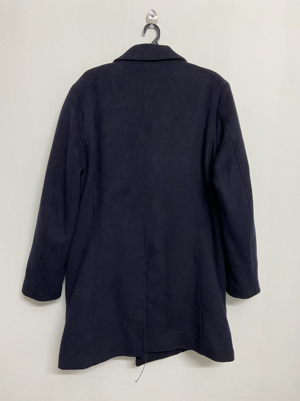 Balmain Balmain Double Breasted Navy Wool Pea Coat jacket Size US L / EU 52-54 / 3 - 5 Thumbnail