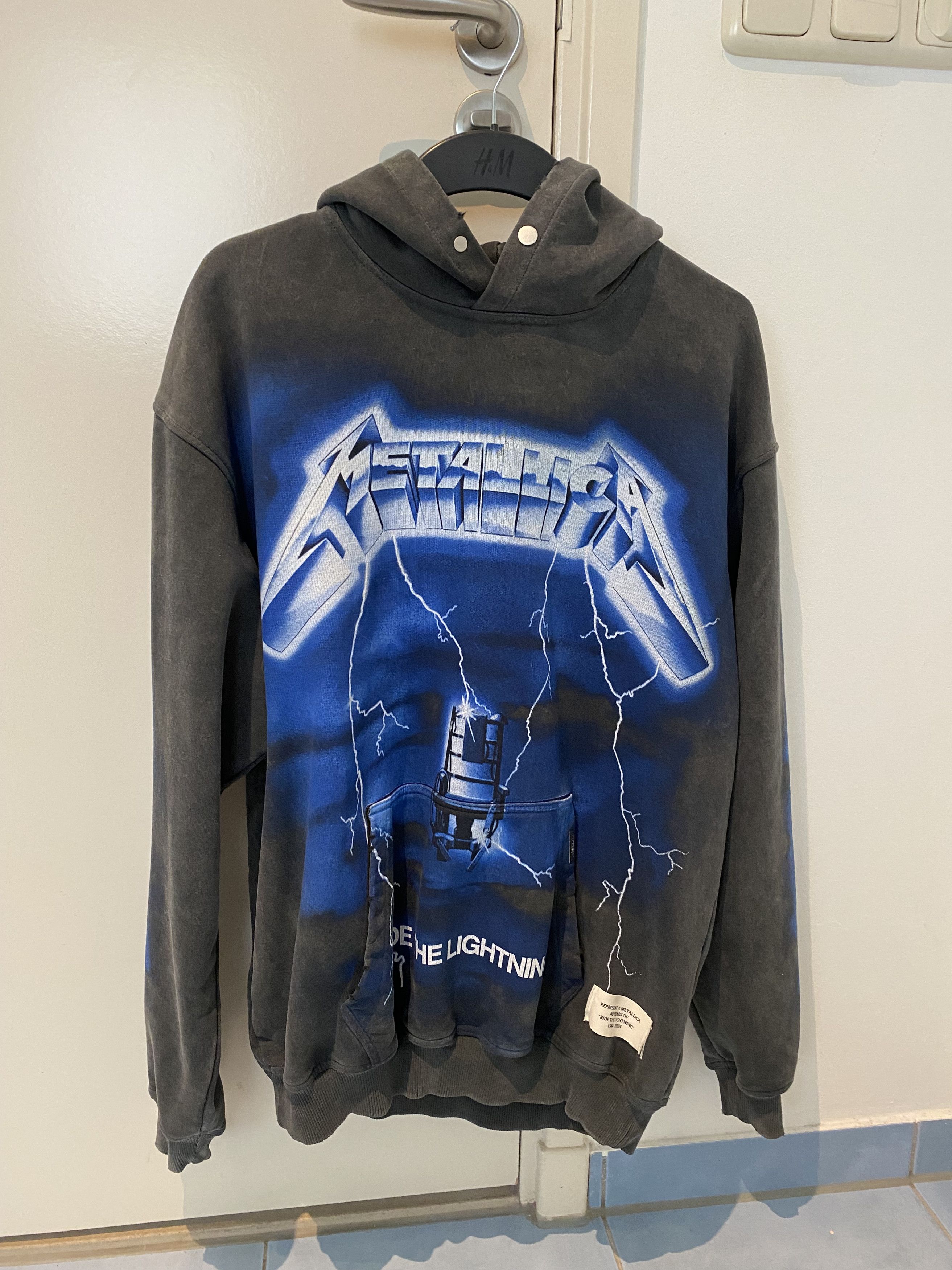 希少 Metallica Ride the Lightning パーカー1994