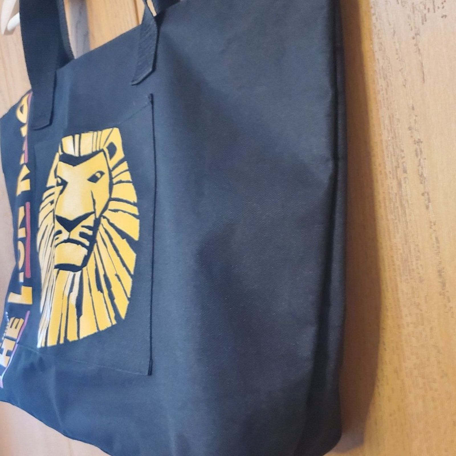 Disney Disney's The Lion King Black Broadway Musical Zip Tote Bag! Size ONE SIZE - 7 Thumbnail