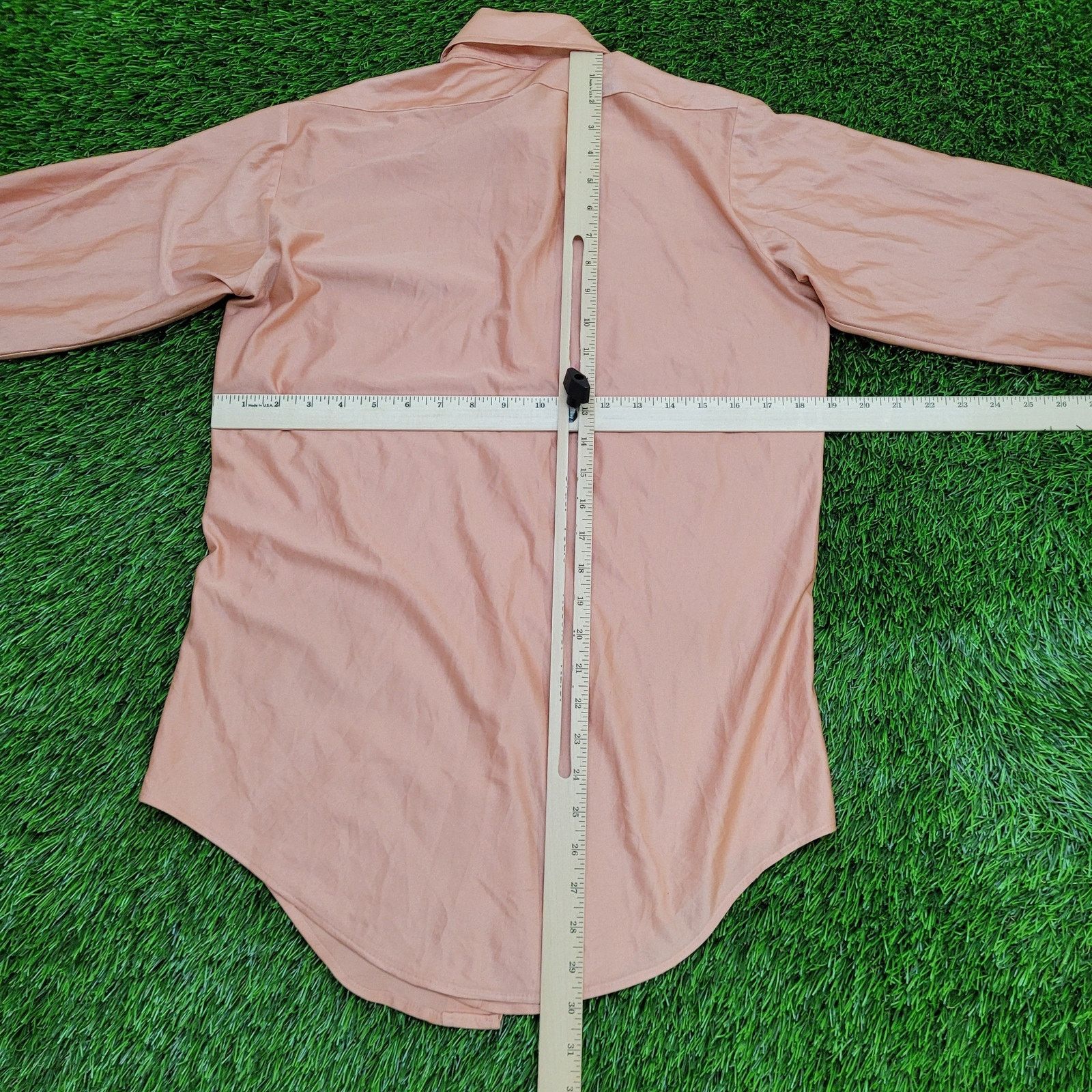 Vintage VTG 70s Munleigh Shirtmakers Qiana Nylon Button Shirt S/M Size US M / EU 48-50 / 2 - 7 Thumbnail