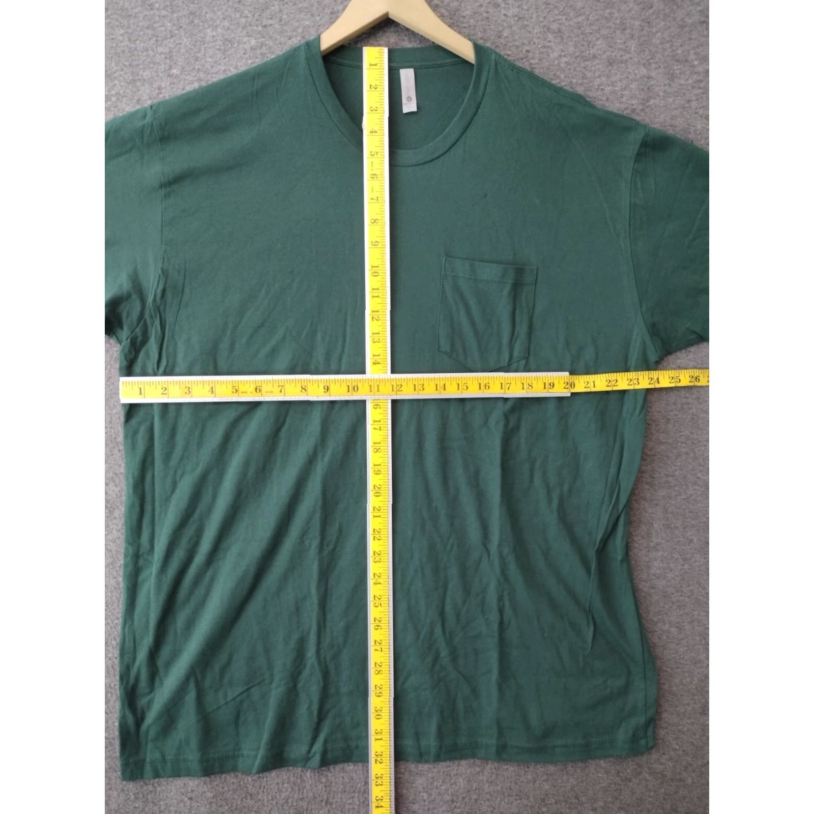Next Level Next Level T-Shirt Pocket Crew Neck Men Green 2XL Size US XXL / EU 58 / 5 - 4 Thumbnail
