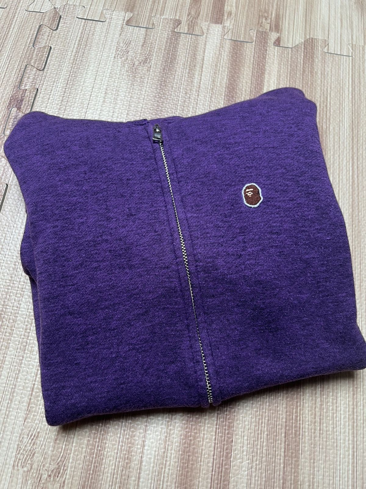 Bape 2010 Bape logo zip up purple Size US S / EU 44-46 / 1 - 5 Thumbnail