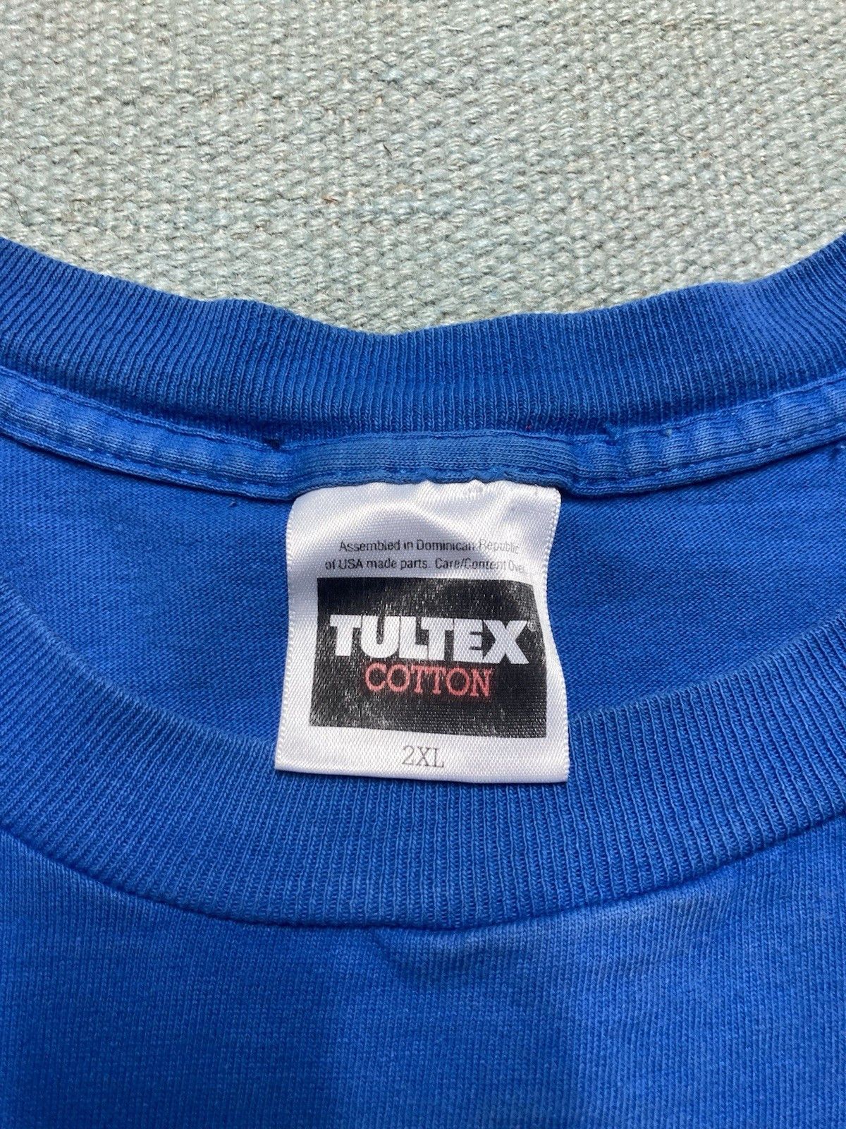 Vintage 90s blank t shirt tultex cotton soft single stitch men’s XL Size US XXL / EU 58 / 5 - 6 Thumbnail