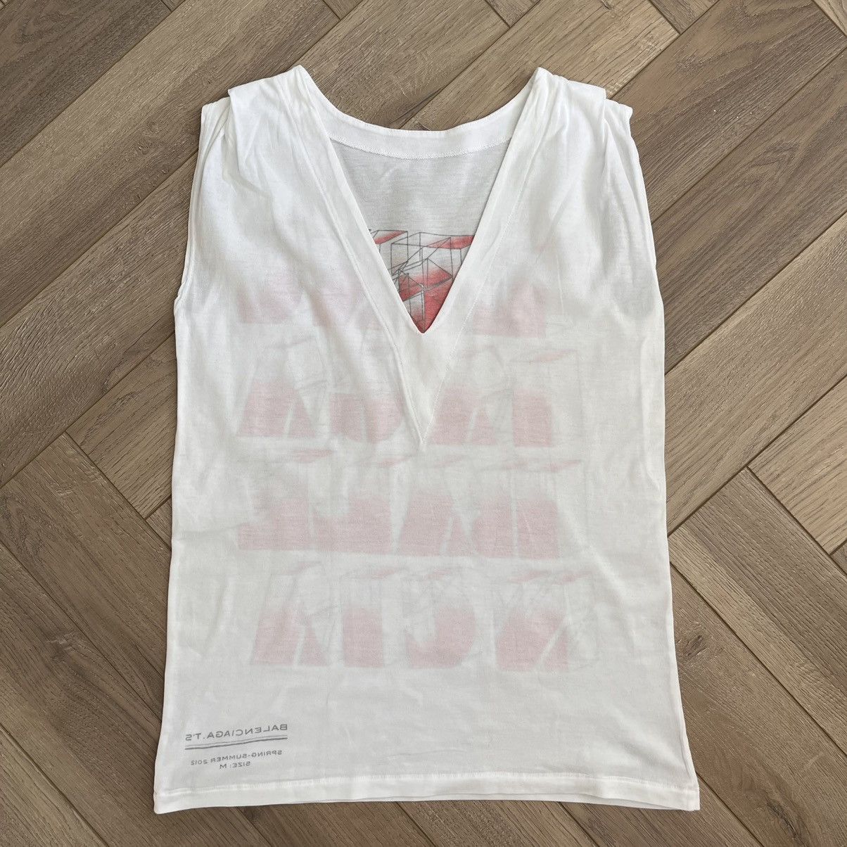 Balenciaga Balenciaga SS12 Archive Spellout Vest Size M / US 6-8 / IT 42-44 - 2 Thumbnail