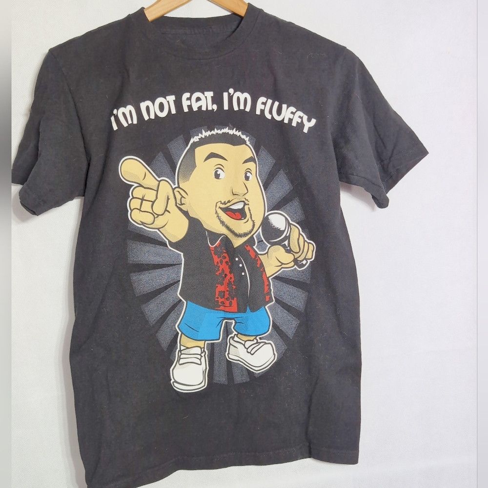 Other I'm Not Fat I'm Fluffy Black Sz S Tour T-Shirt with Cartoon Size US S / EU 44-46 / 1 - 2 Thumbnail