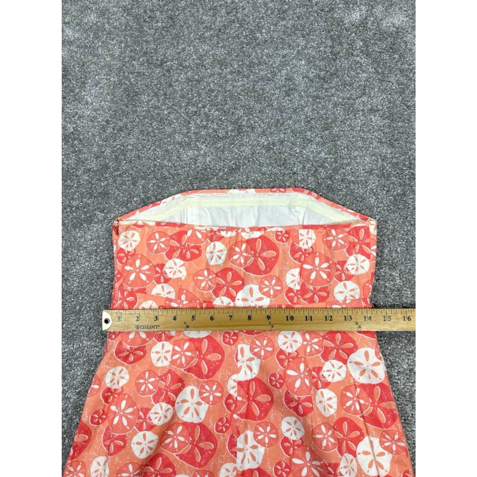 Vineyard Vines Vineyard Vines Dress Womens 4 Orange White Cotton Bodycon Size S / US 4 / IT 40 - 6 Thumbnail