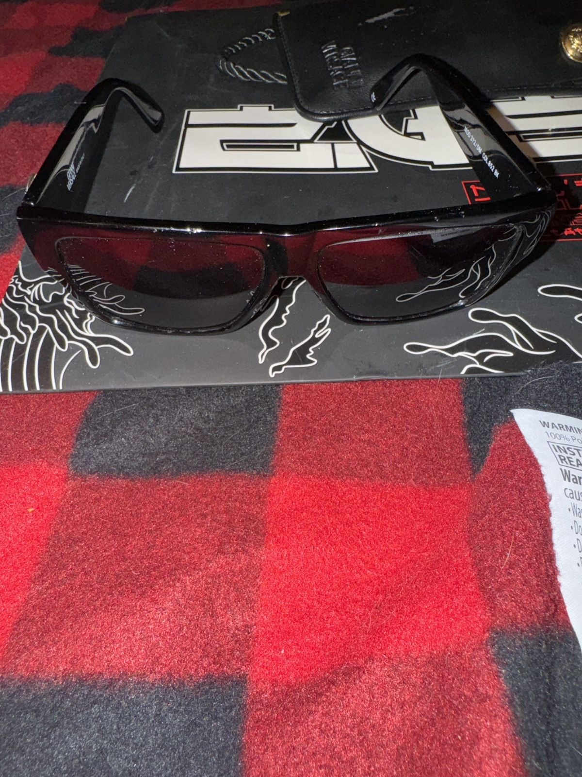 image of Versace Sunglasses in Black, Men's