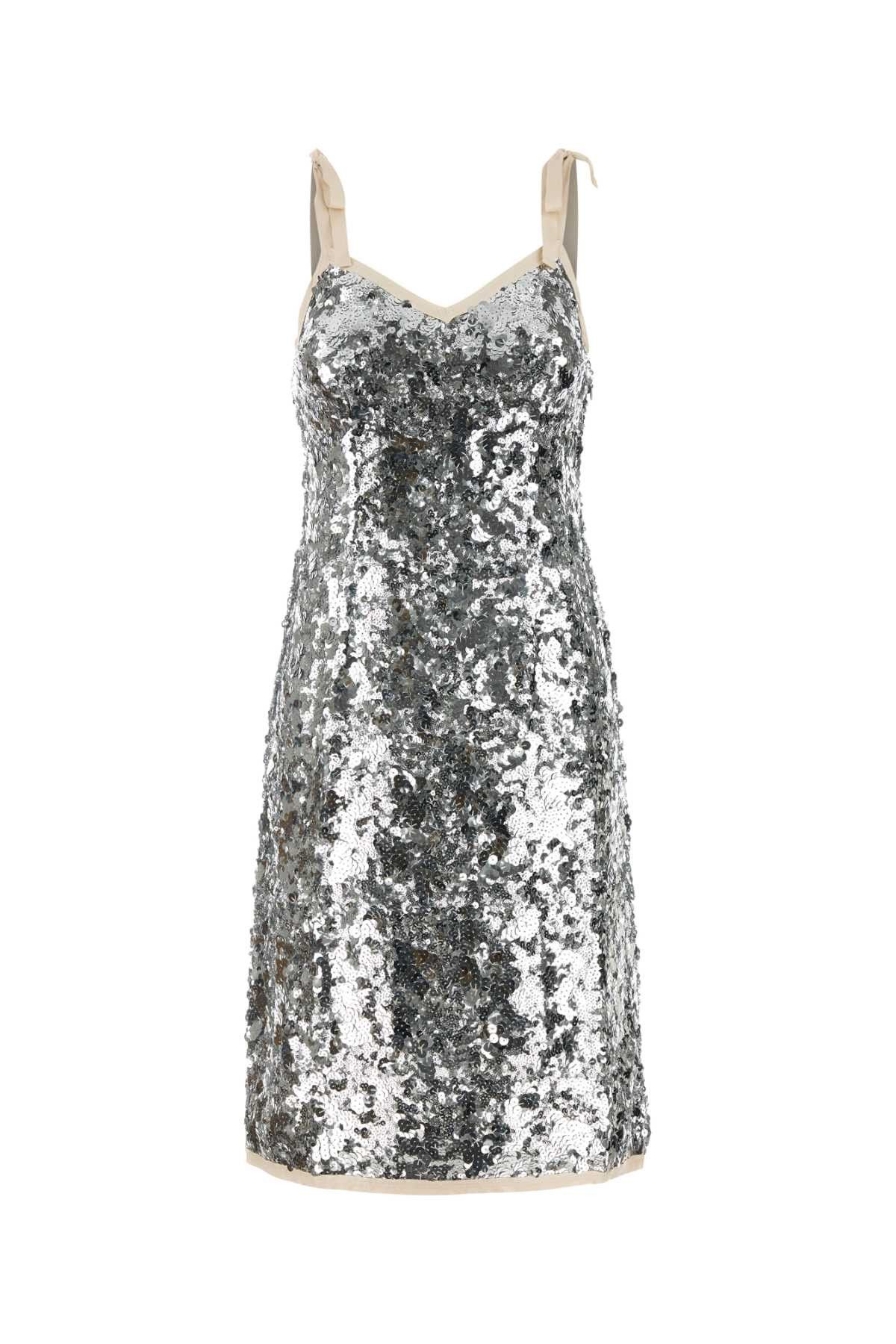 Prada Embellished Nylon Dress Size S / US 4 / IT 40 - 1 Thumbnail