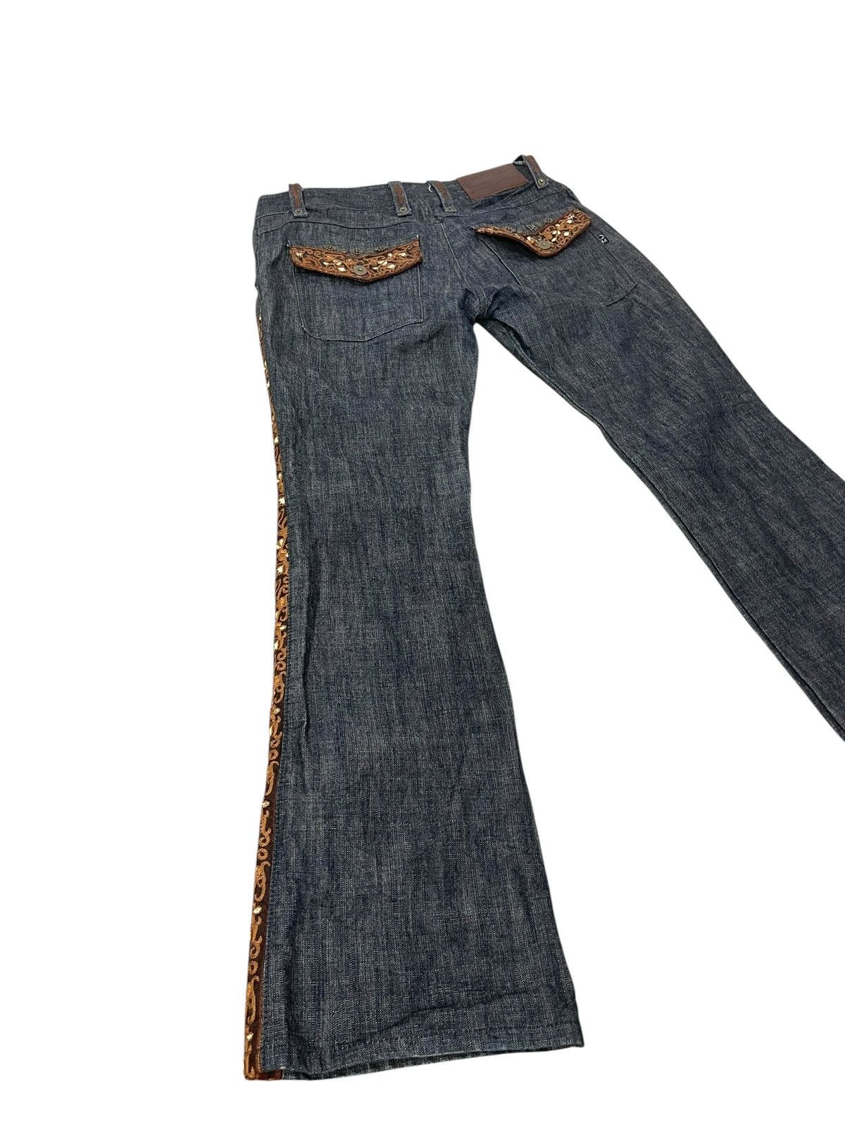 Hysteric Glamour Flare Jeans Morgan Homme Japan Hard Denim Boot Cut 1🟦6 Size US 31 - 12 Thumbnail