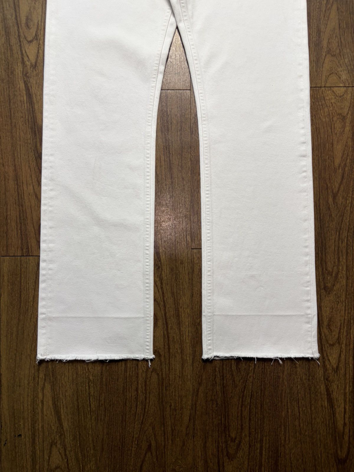 Helmut Lang FREE TAX! Vintage Raw Hem Boot Cut Contour Fit Jeans Size US 30 / EU 46 - 3 Thumbnail