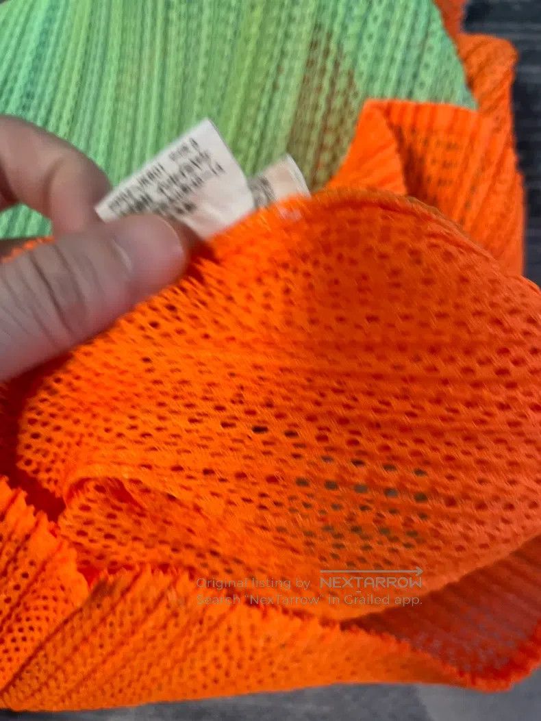 Issey Miyake Issey Miyake Double Color Block Ruffle Mesh Vest Size L / US 10 / IT 46 - 5 Thumbnail