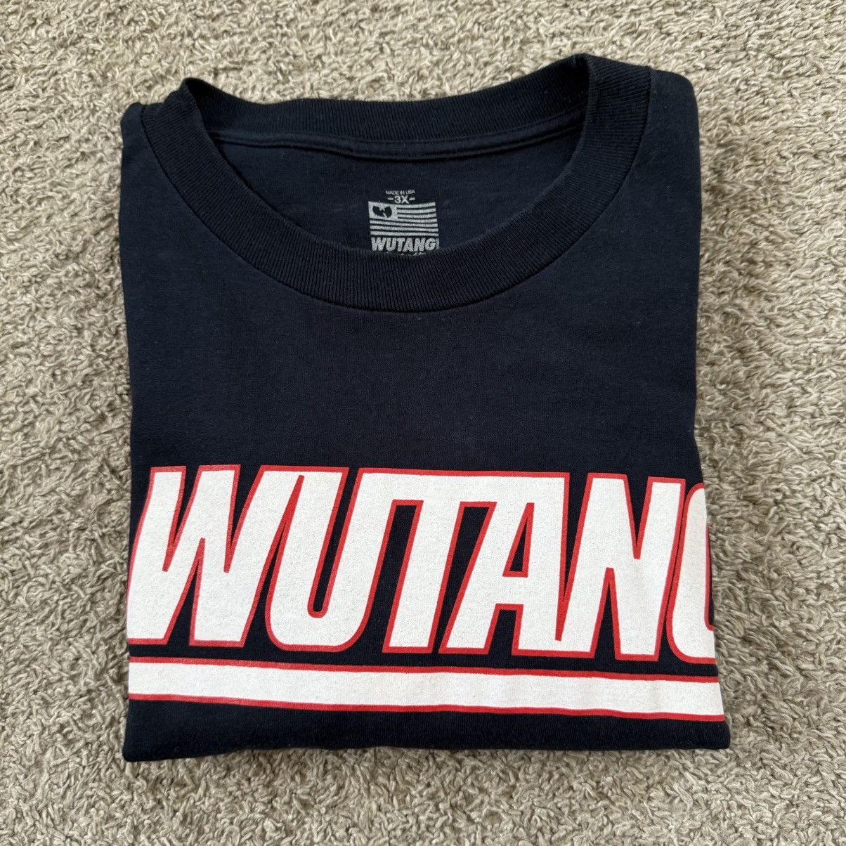 Wu-Tang Clan 🔴Wu-Tang Shirt Size 3XL New York Giants Theme Navy Blue Gza Size US XXL / EU 58 / 5 - 10 Thumbnail