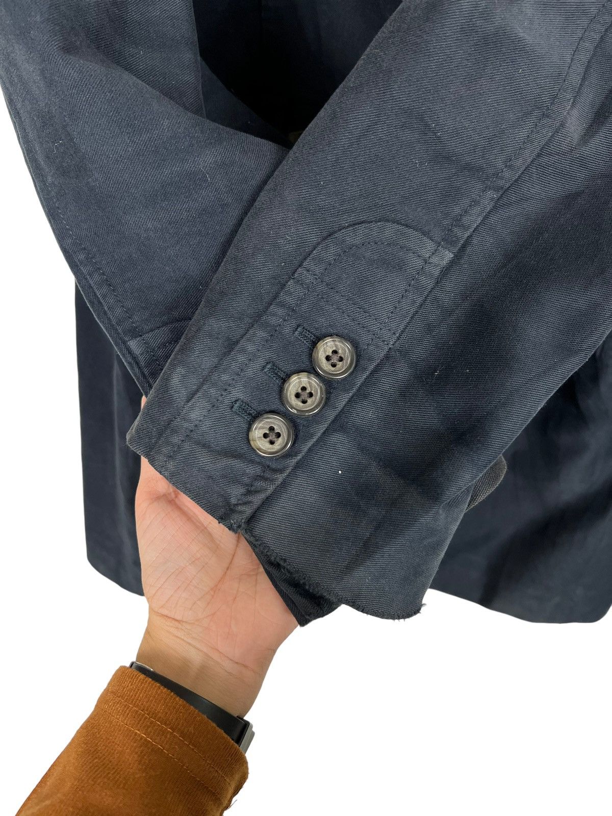 Beams Plus 🔥 BEAMS EMMETEX FABRIC MOLESKIN LONG JACKET Size US M / EU 48-50 / 2 - 12 Thumbnail