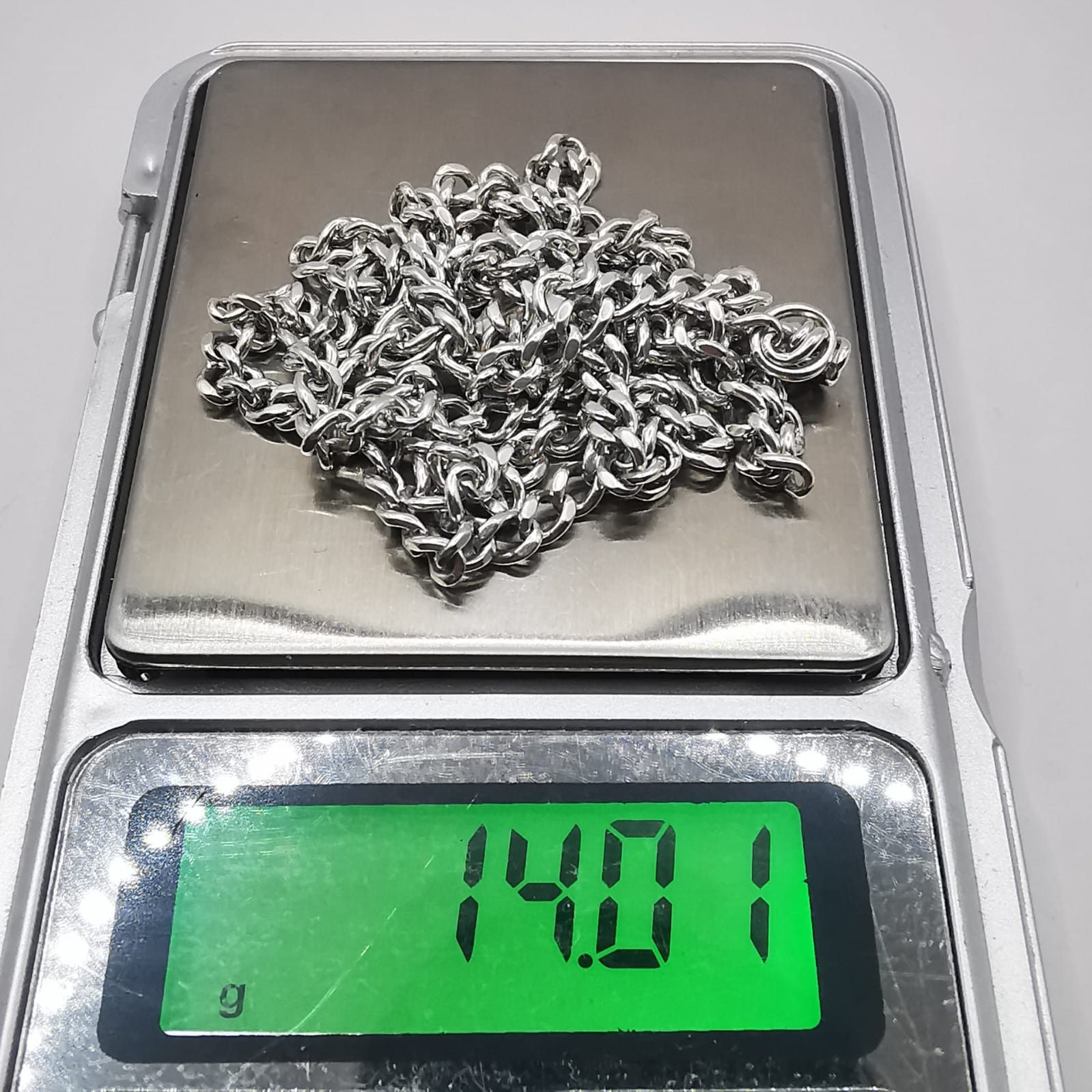 Sterling Silver Vintage Jewelry Chain, 925 Sterling Silver, Signed 14.01g Size ONE SIZE - 5 Thumbnail
