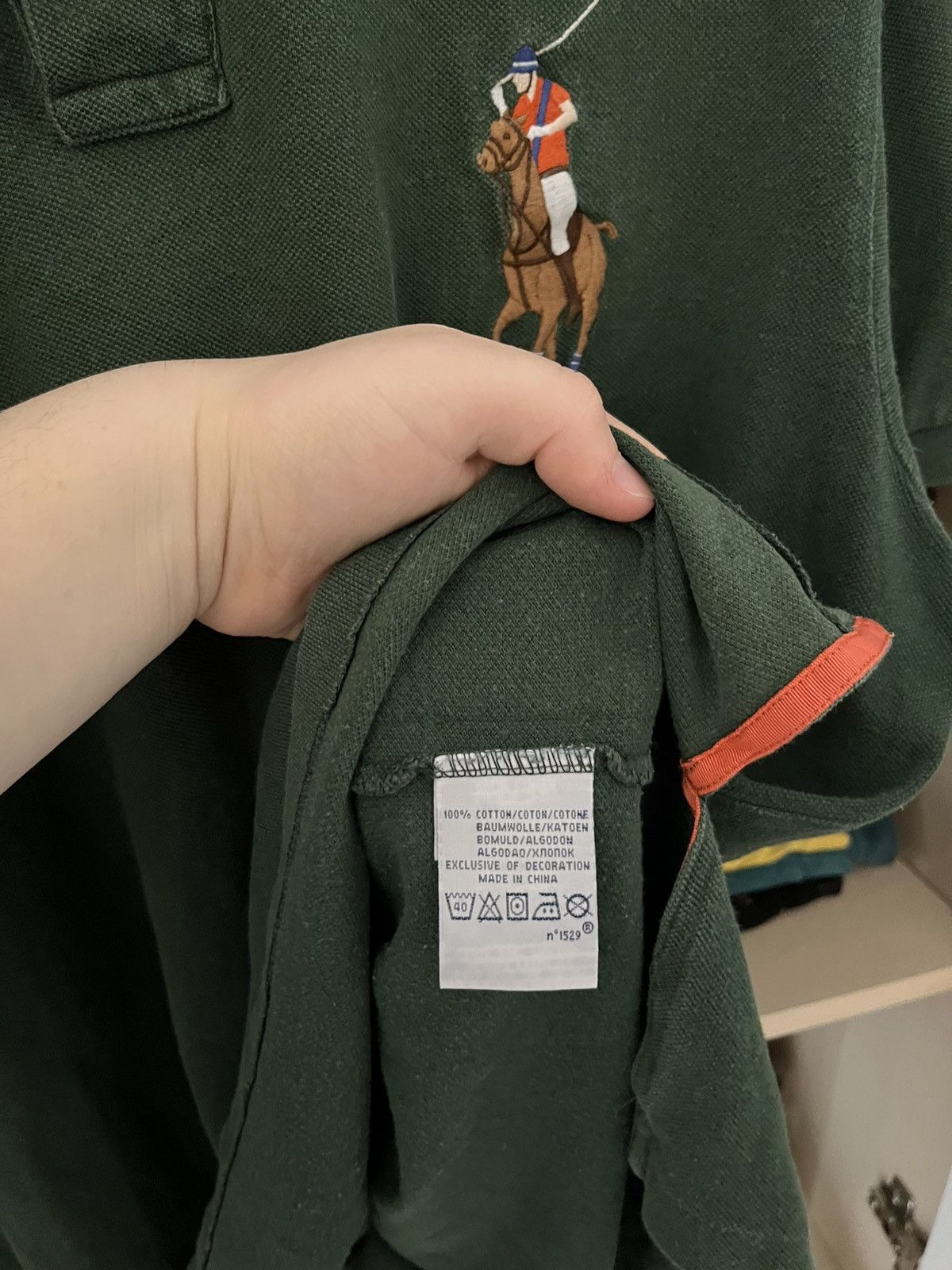 Polo Ralph Lauren Vintage Polo Ralph Lauren Polo Tee Pony Big Logo Chief Keef Size US XL / EU 56 / 4 - 6 Thumbnail
